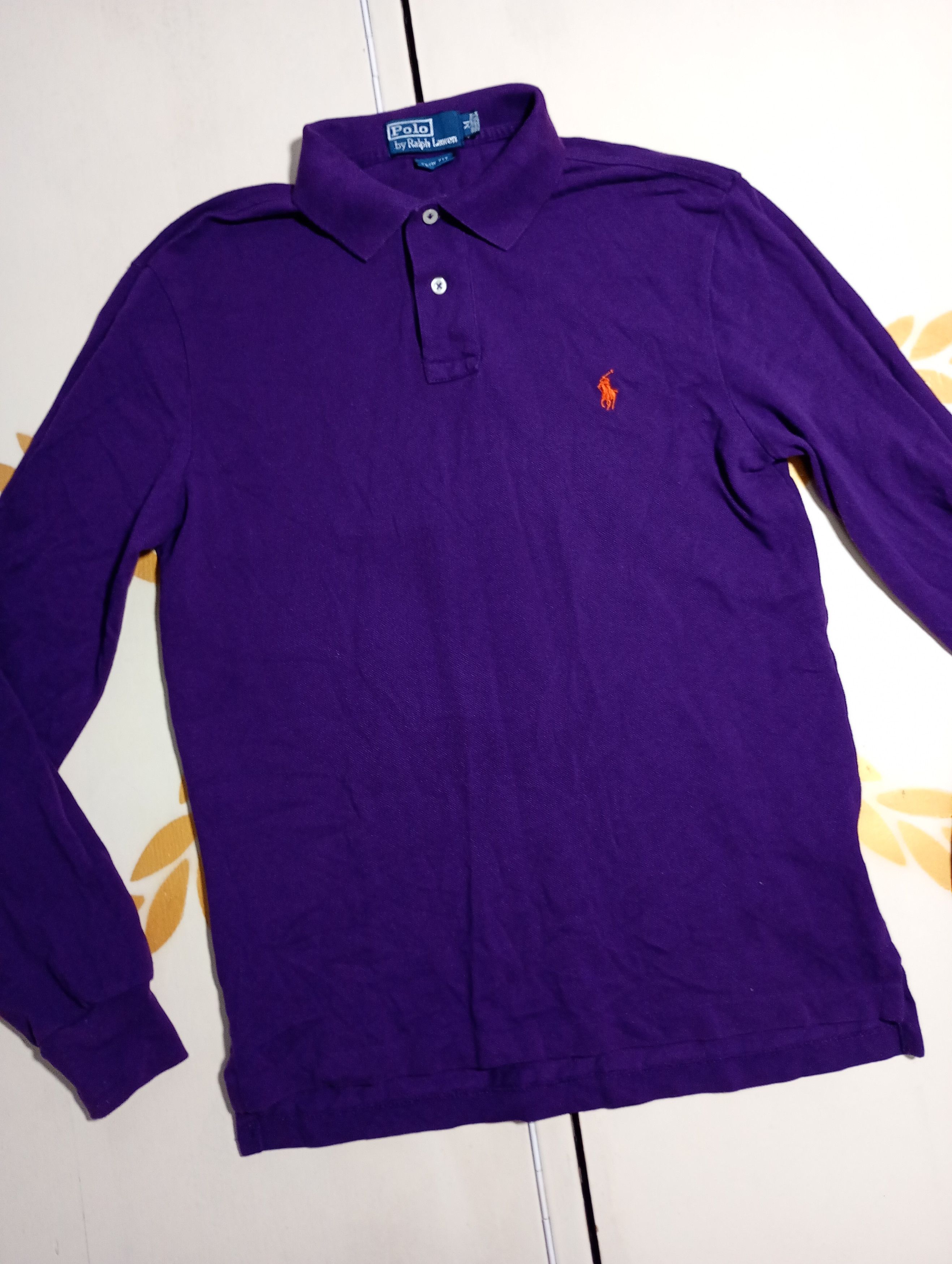 Polo Ralph Lauren Polo Ralph Lauren Long Sleeve Polo Shirt Vintage Size US M / EU 48-50 / 2 - 2 Thumbnail