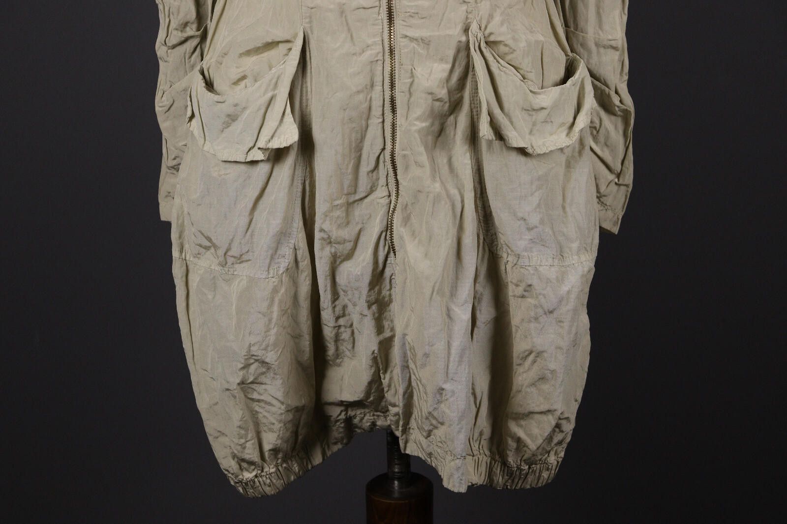 Transit Transit Par Such TR-900 Beige Metal Coat Jacket Size 1 Size M / US 6-8 / IT 42-44 - 3 Thumbnail