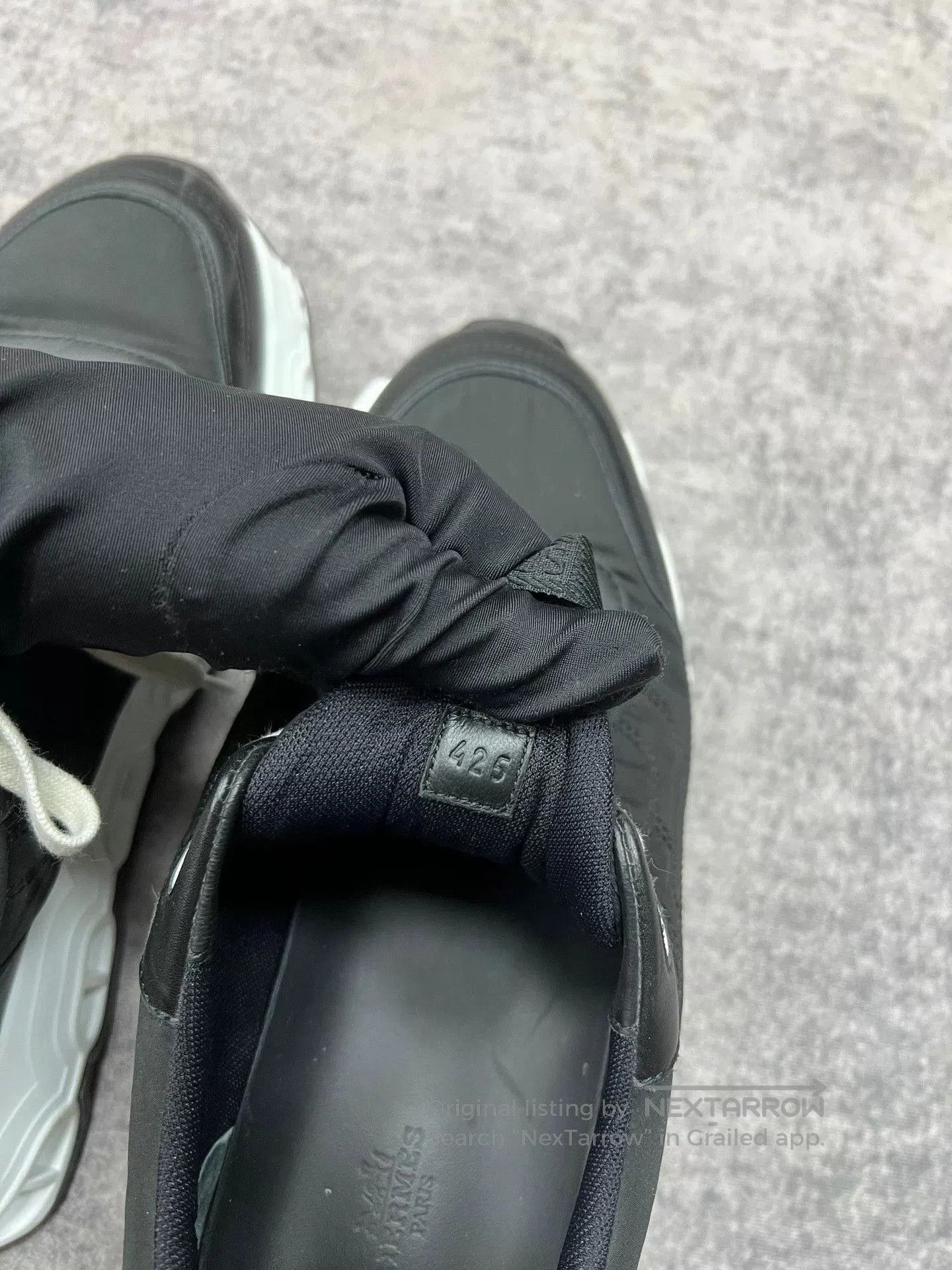 Hermes Hermes Thick Sole Sneakers in Black. Size US 10.5 / EU 43-44 - 7 Thumbnail