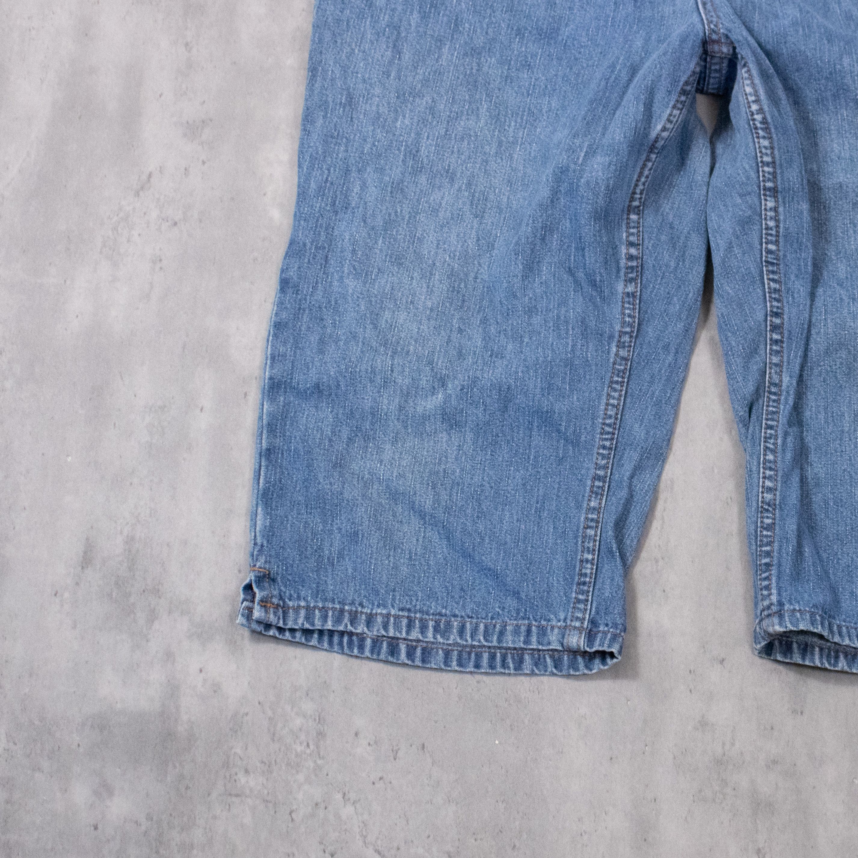 Northern Reflections Y2K 2000's Crazy Midwash Baggy Fit Capris Shorts Size US 34 / EU 50 - 5 Thumbnail