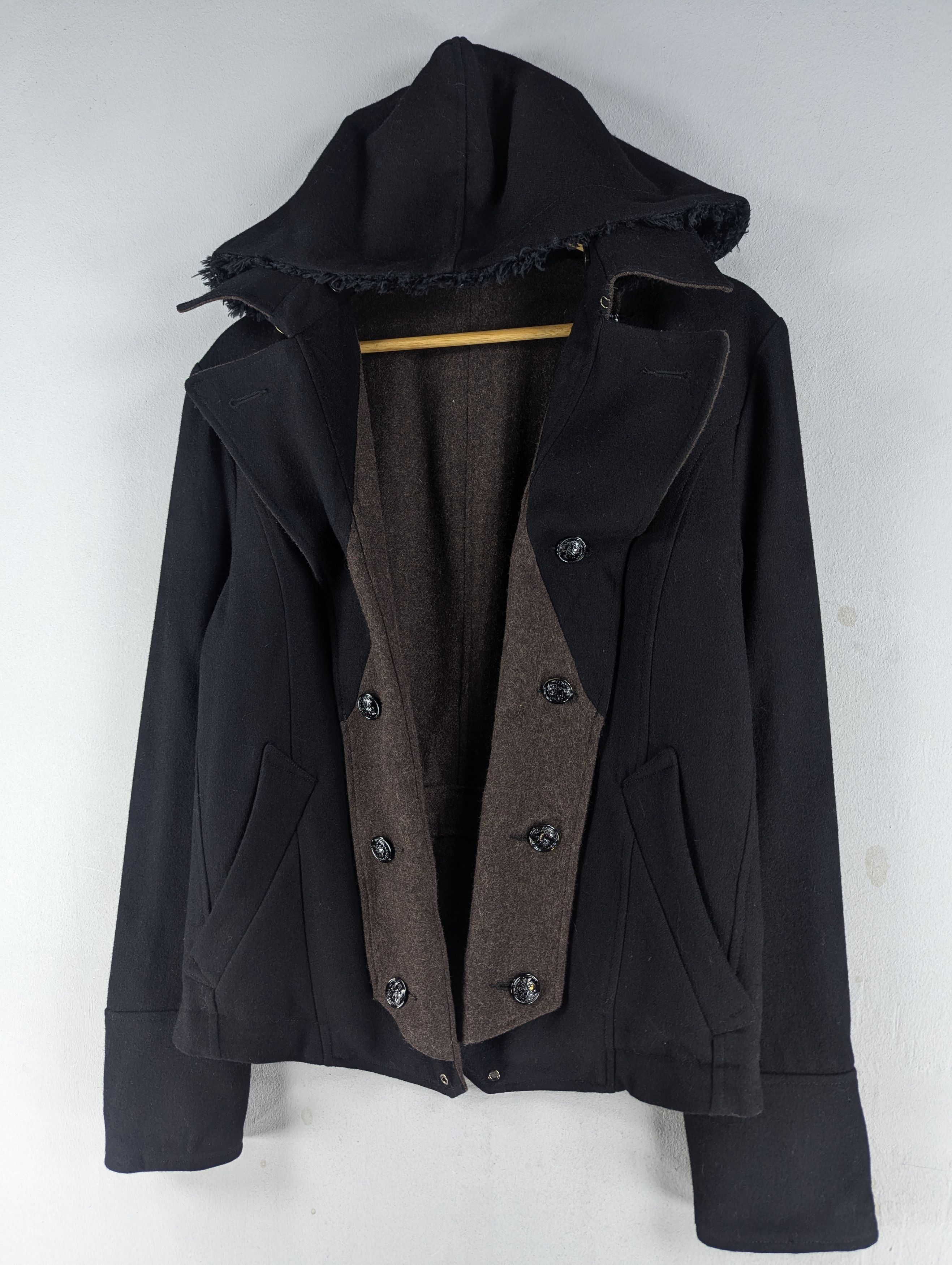 PPFM PPFM Double Collar Reversible Wool Hooded Jacket Size US L / EU 52-54 / 3 - 2 Thumbnail