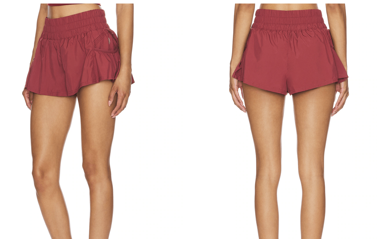 Free People Free People Movement Get Your Flirt On Short Cherry L Size 36" / US 14 / IT 50 - 3 Thumbnail