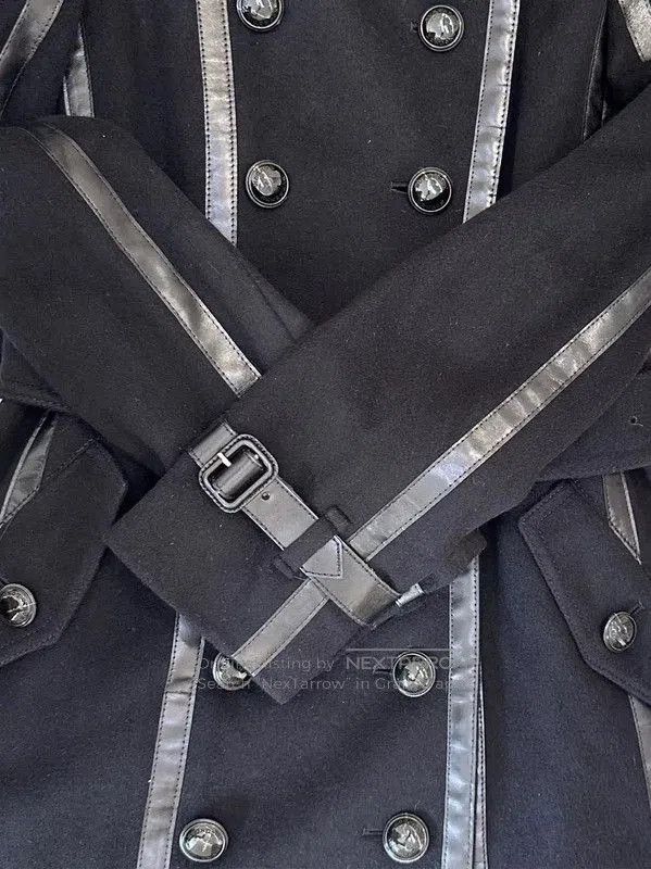 Burberry Burberry Black Wool Double-Breasted Long Coat. Size US S / EU 44-46 / 1 - 6 Thumbnail