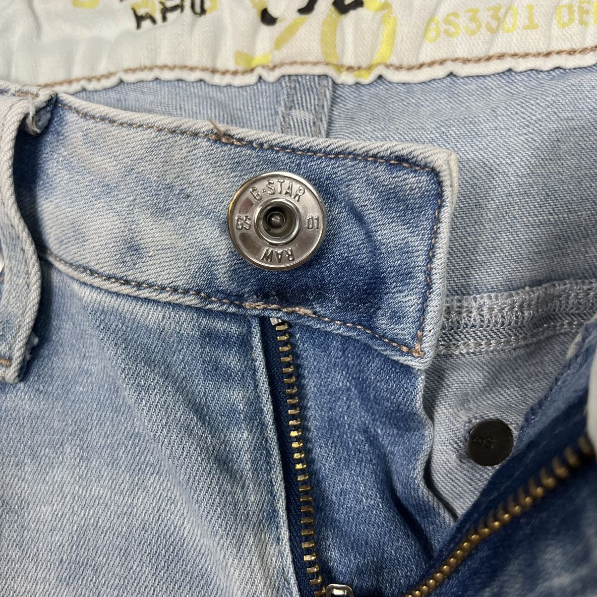 G-Star Vintage G Star Raw 96 Bikers Denim Jeans Size 28" / US 6 / IT 42 - 11 Thumbnail