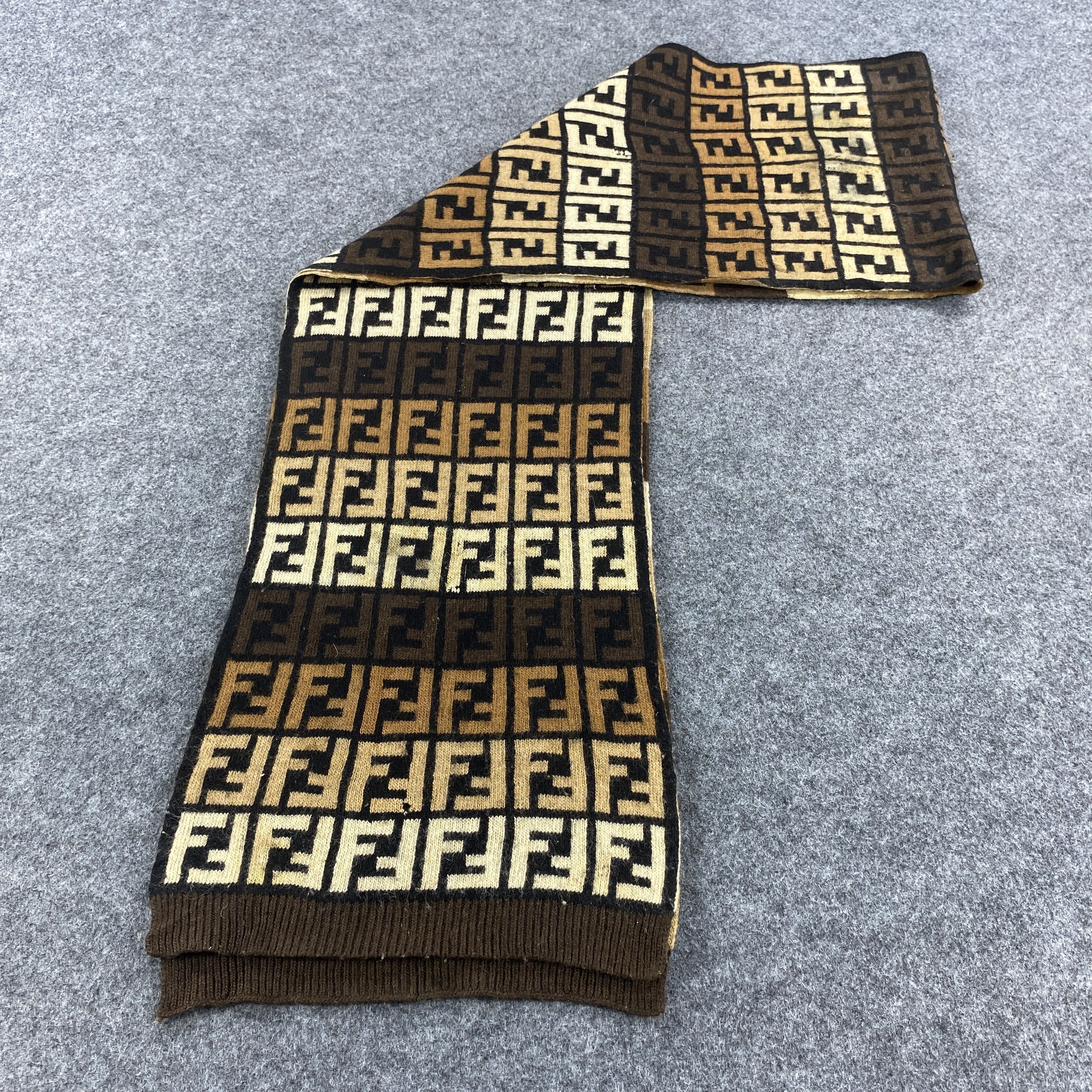 Fendi × Vintage FENDI Scarf # Muffler # Neckwear # D550 Size ONE SIZE - 10 Thumbnail