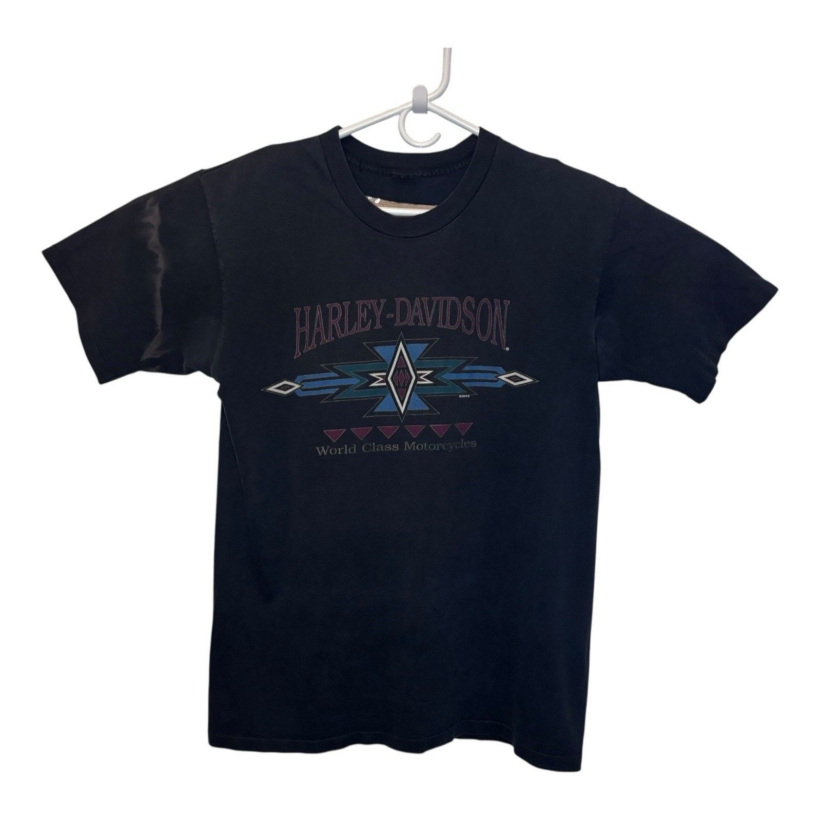 Harley Davidson × Vintage Vintage 90s Harley Davidson Motorcycles Single Stitch Size US L / EU 52-54 / 3 - 2 Thumbnail