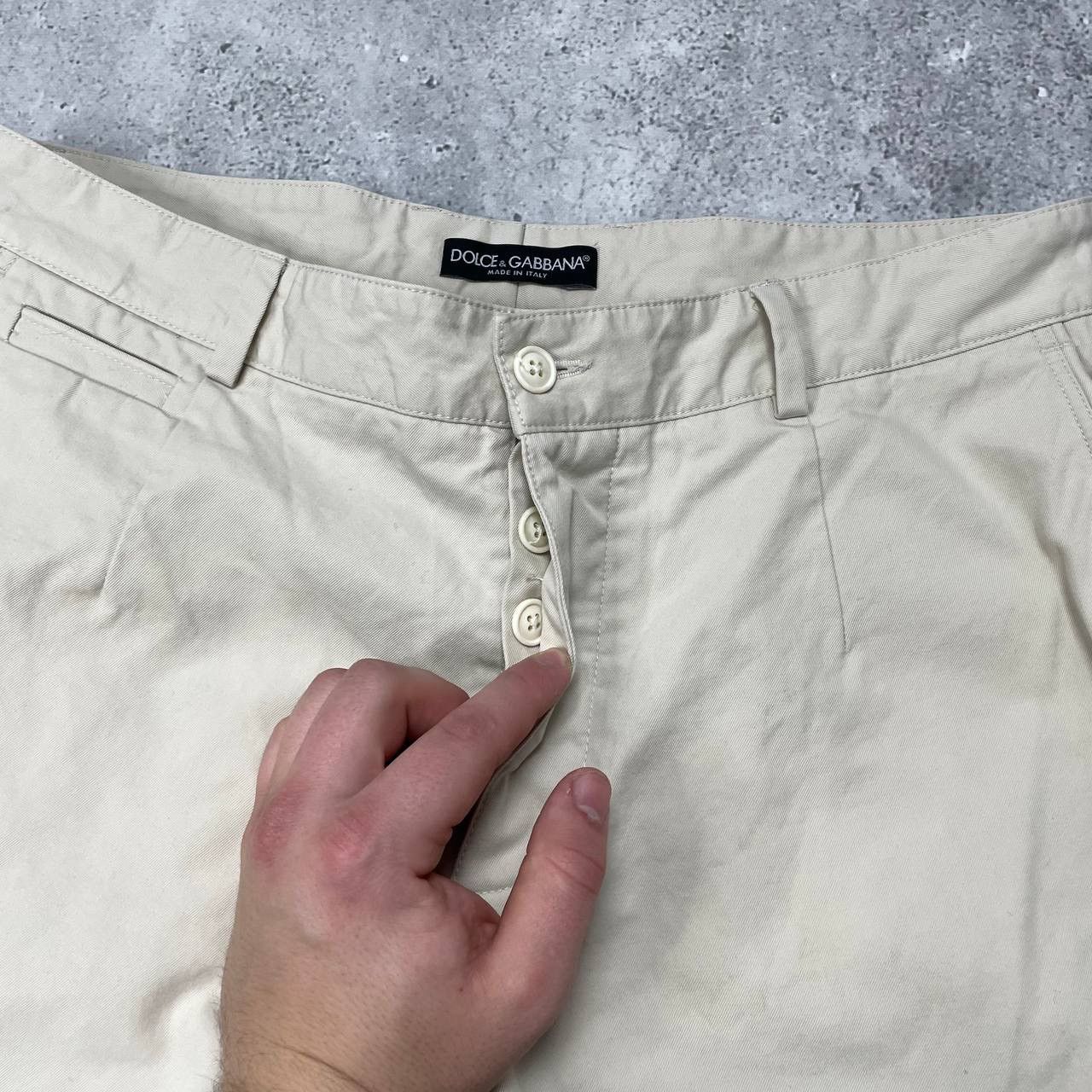 Dolce & Gabbana Dolce & Gabbana Chino Regular Fit Pants Beige Size EUR 46 Size US 32 / EU 48 - 11 Thumbnail