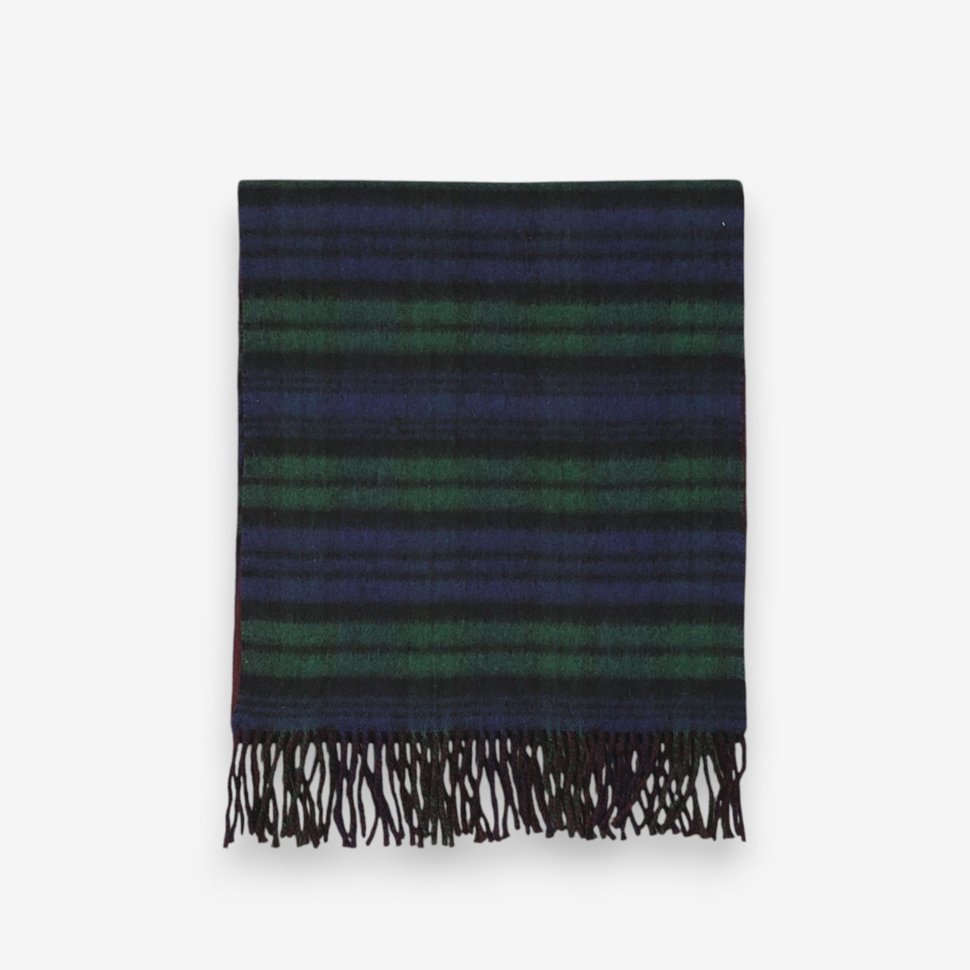 Japanese Brand Vintage Nino Cerruti Scarf Muffler Wool Plaid Scarves Size ONE SIZE - 3 Thumbnail