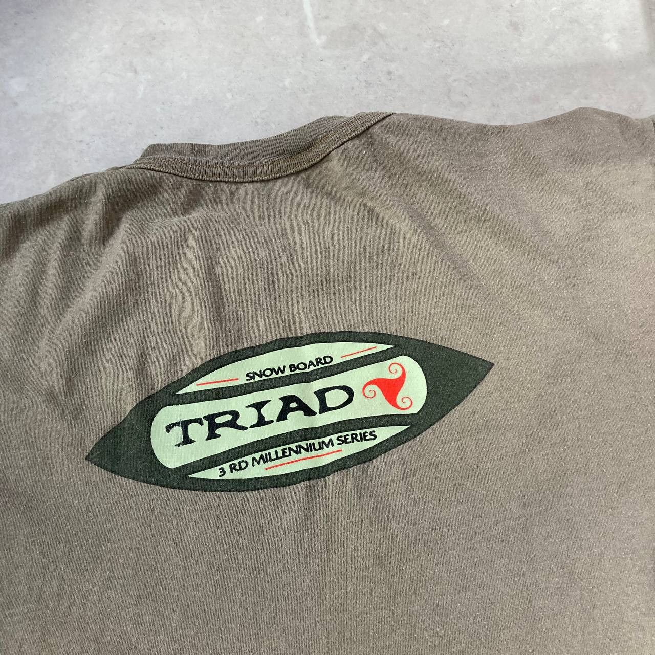 Burton Vintage 90s TRIAD Snowboard 3rd Millennium Series Tee Size US M / EU 48-50 / 2 - 8 Thumbnail