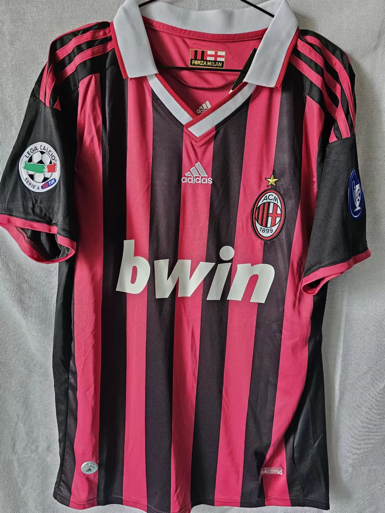 Other 08 09 AC Milan #23 David Beckham Jersey Home Size US L / EU 52-54 / 3 - 2 Thumbnail