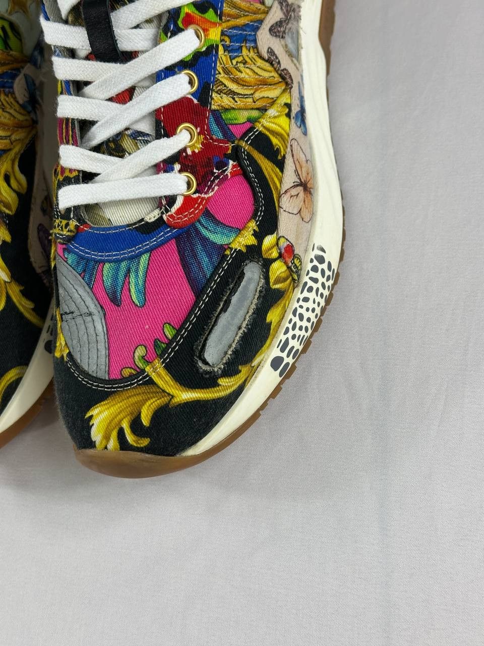 Versace Versace Achilles 'Baroque Print' Sneakers Size US 12 / EU 45 - 8 Thumbnail