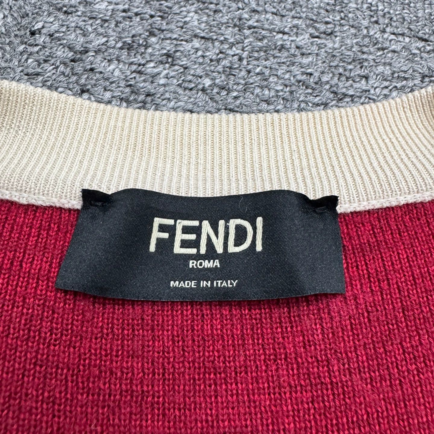 Fendi Fendi Striped Wool Knit Sweater 52 Size US L / EU 52-54 / 3 - 2 Thumbnail