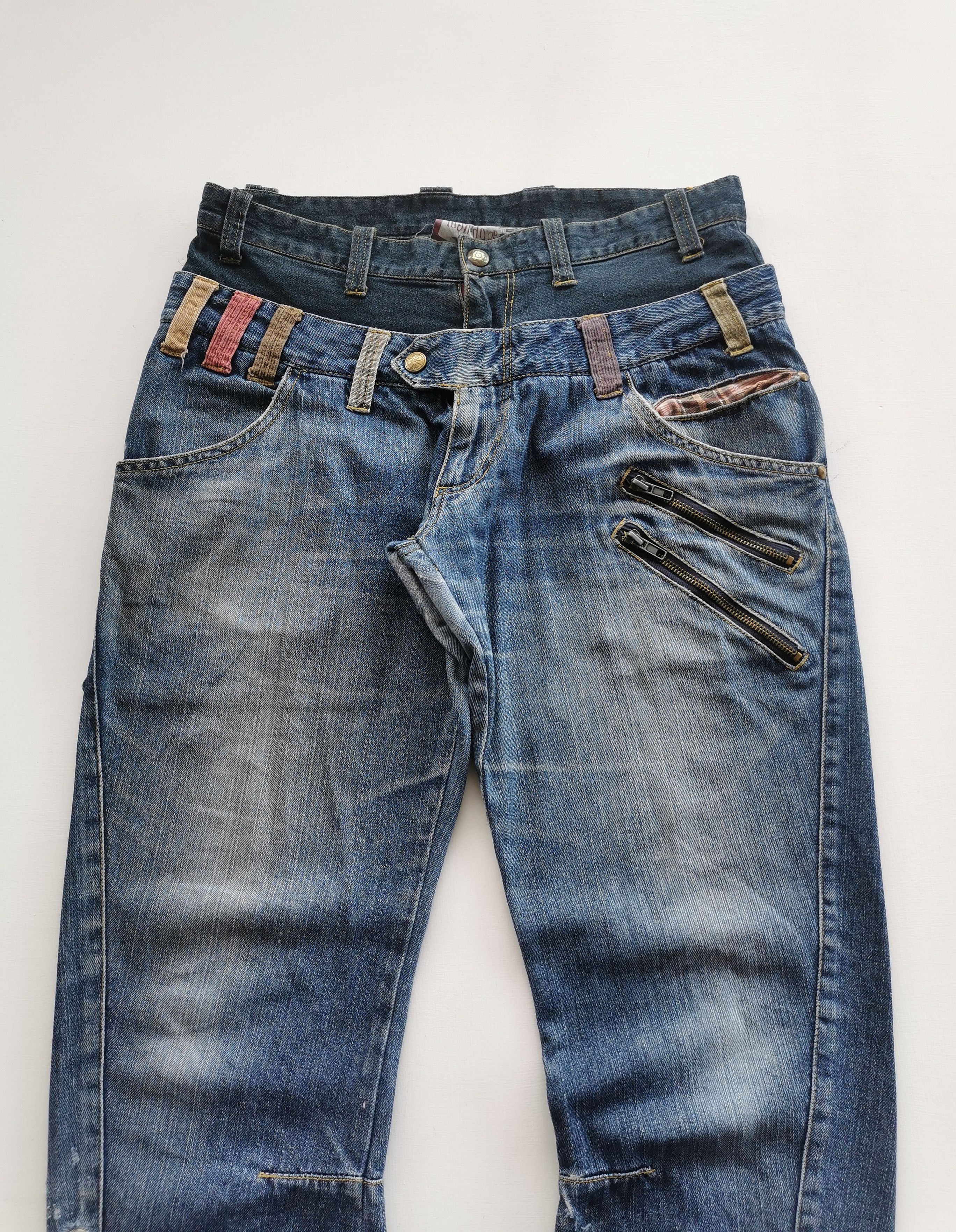 Kapital Rare BLINDEDGE Double Waist Japanese Style DenimJeans ☠️☠️🎌 Size US 32 / EU 48 - 8 Thumbnail