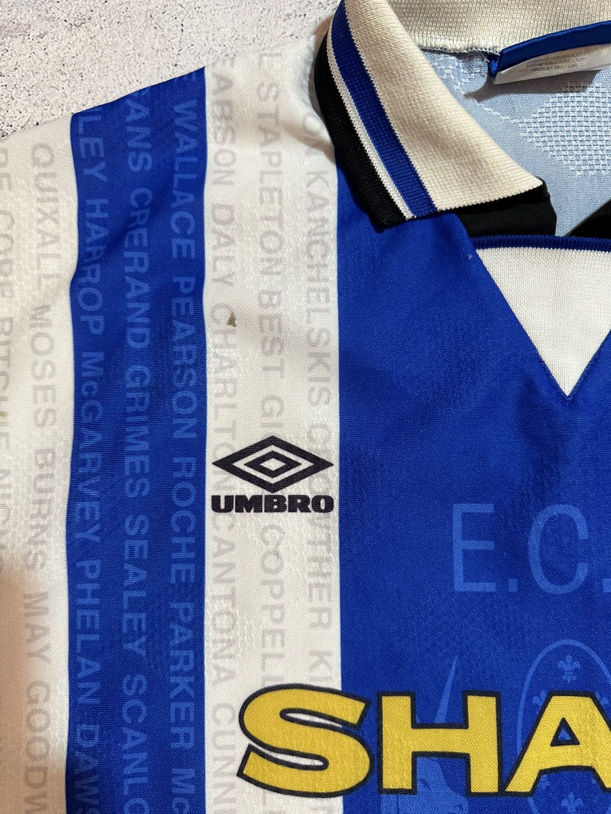 Umbro Manchester United 1994/1996 jersey sharp Size US L / EU 52-54 / 3 - 7 Thumbnail