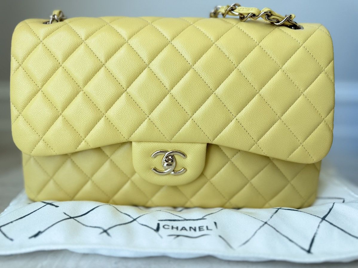 Chanel CHANEL Classic Large Flap Shoulder Bag Caviar Leather Purse Size ONE SIZE - 20 Thumbnail