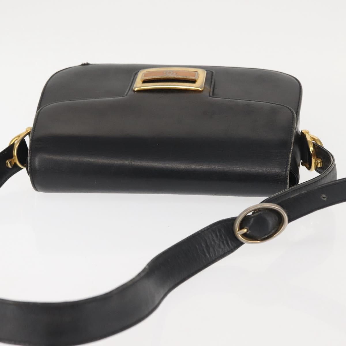 Gucci GUCCI Shoulder Bag Leather Navy Gold Size ONE SIZE - 6 Thumbnail