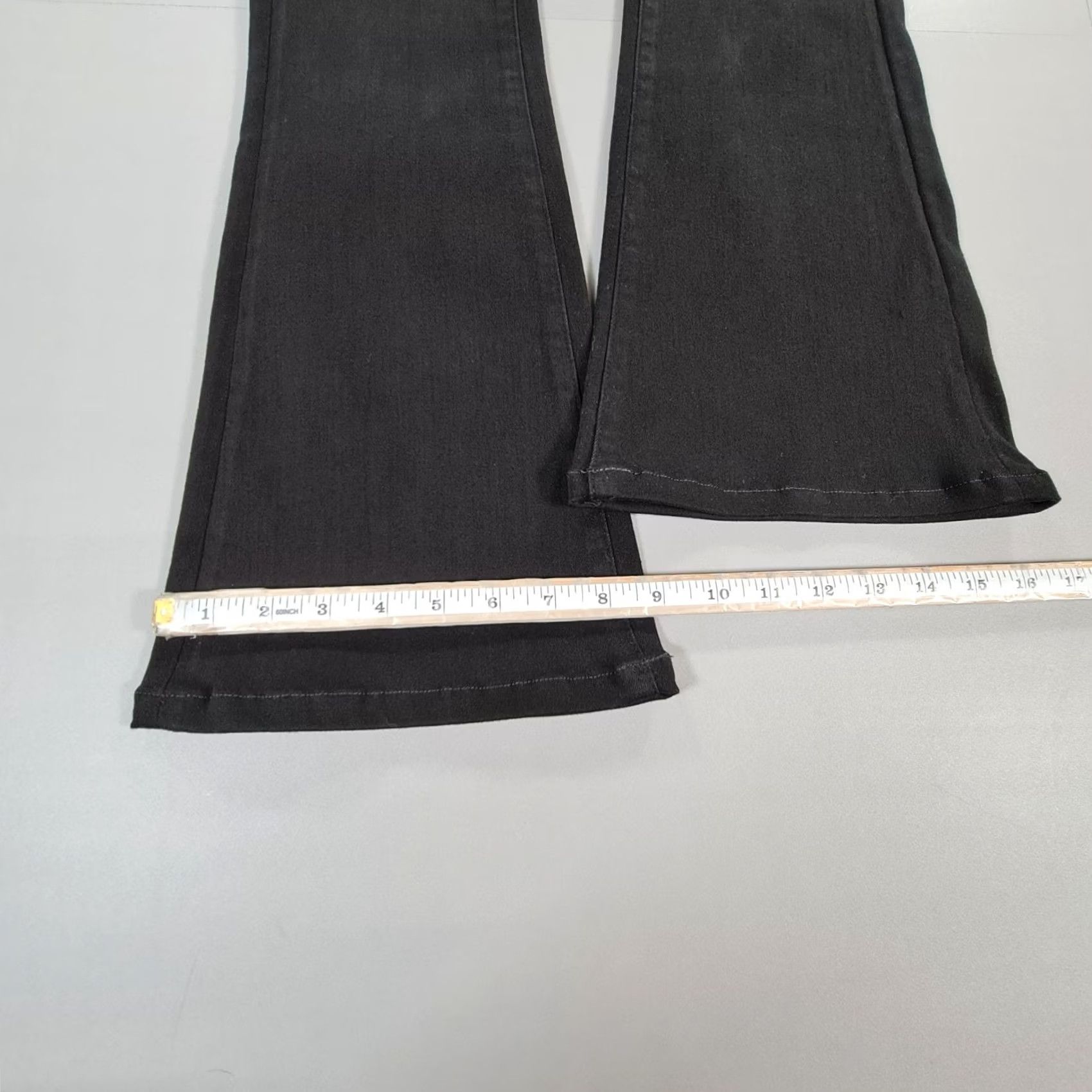 7 For All Mankind 7 For All Mankind Jeans Womens Bootcut High Rise W27 L31 Black Elastic Cotton Denim Zip Fly 5-Pocket Stretch Vintage No Size 27" / US 4 / IT 40 - 6 Thumbnail