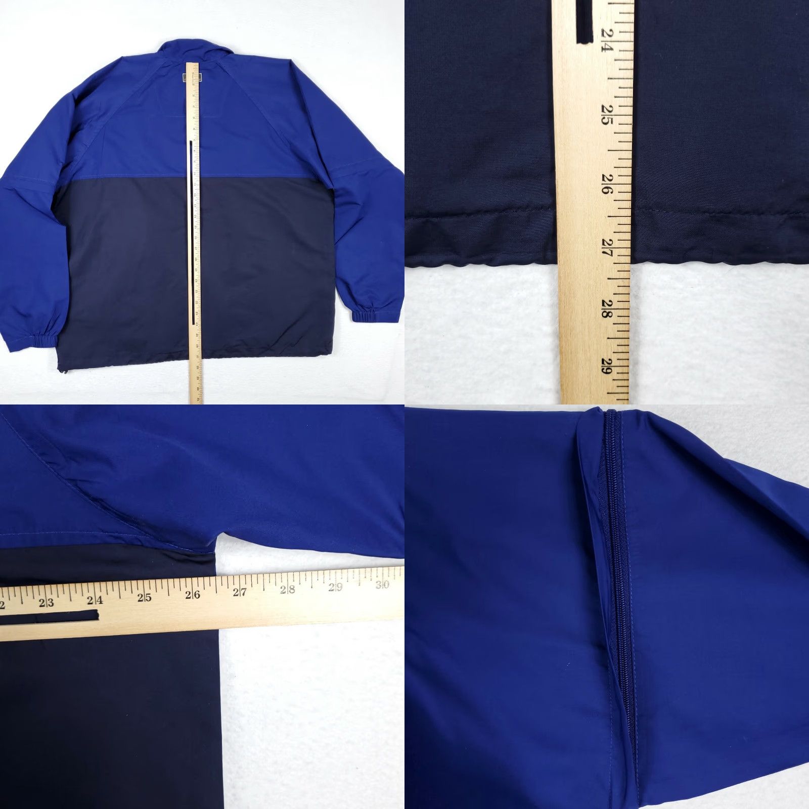 Vintage Page & Tuttle Golf Blue Quarter Zip Pullover Windbreaker Jacket L Mens Sportswear Windbreaker Golf Size US L / EU 52-54 / 3 - 8 Thumbnail