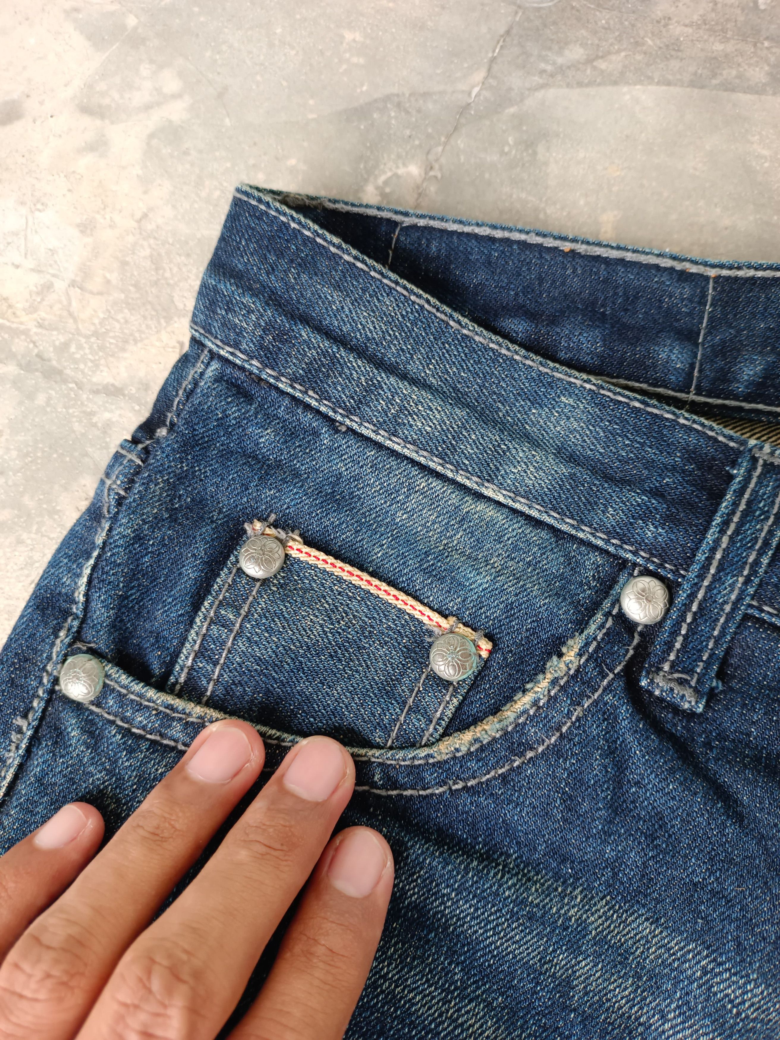 Japanese Brand RARE " Taki Cross Selvedge Denim Size US 32 / EU 48 - 5 Thumbnail