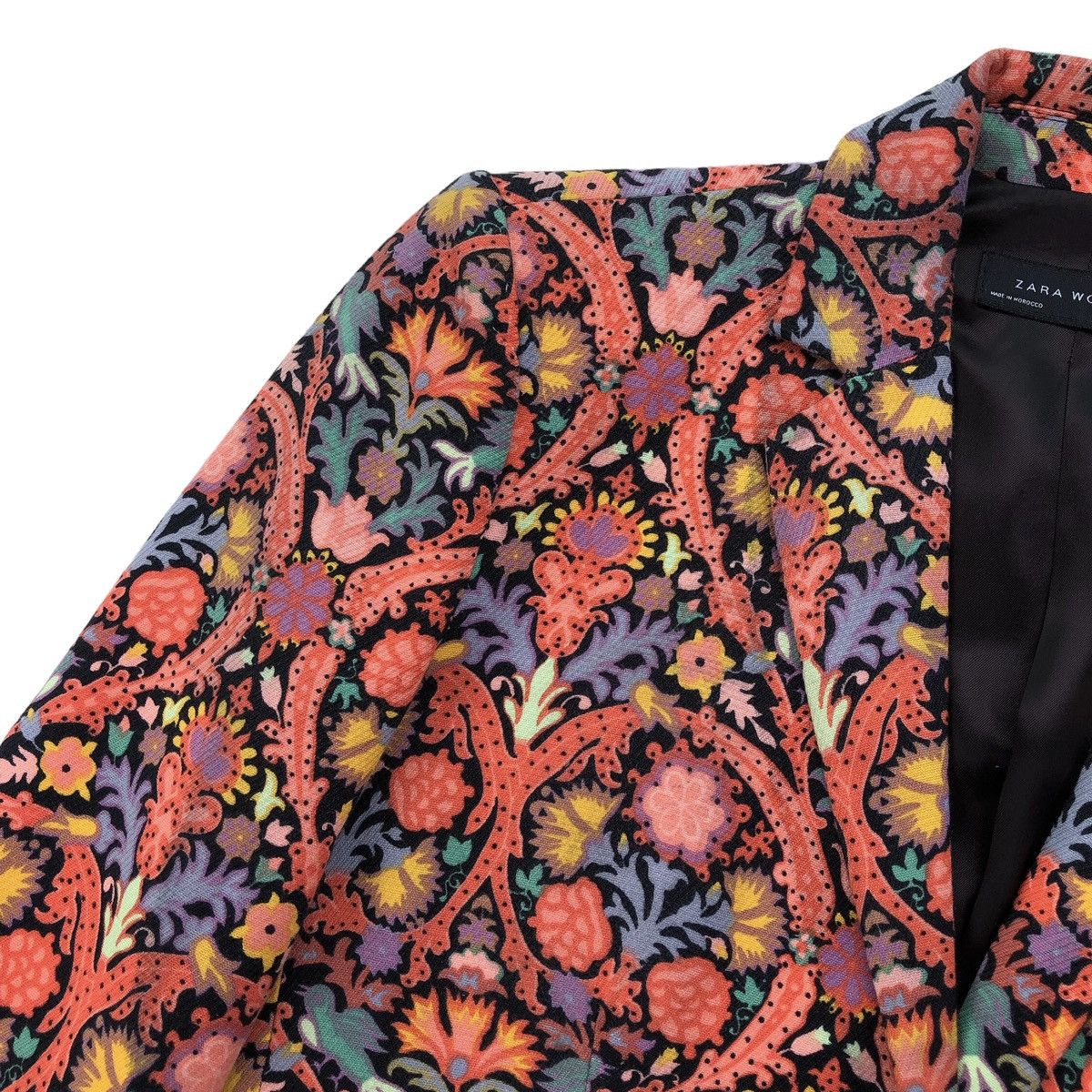 Zara Zara Retro Paisley Blazer For Women Size M / US 6-8 / IT 42-44 - 11 Thumbnail