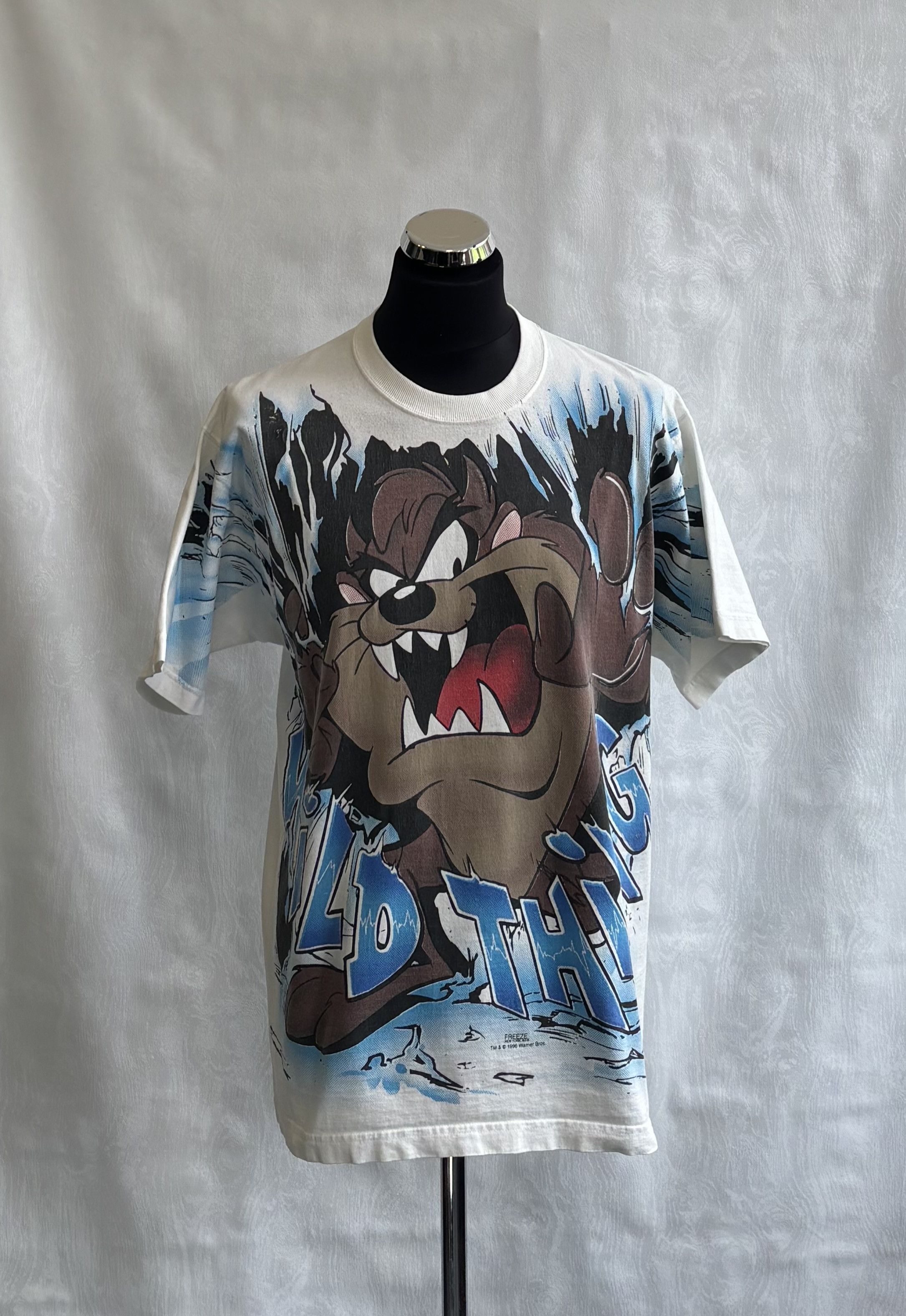 Warner Bros Looney Tunes Taz 1996 Warner Bros T-shirt vintage Size. L Size US L / EU 52-54 / 3 - 1 Thumbnail