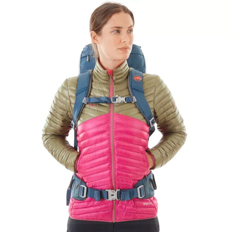 Mammut 🔴 MAMMUT Broad Peak Light Pertex Down Brown/Pink Jacket Size S / US 4 / IT 40 - 23 Thumbnail
