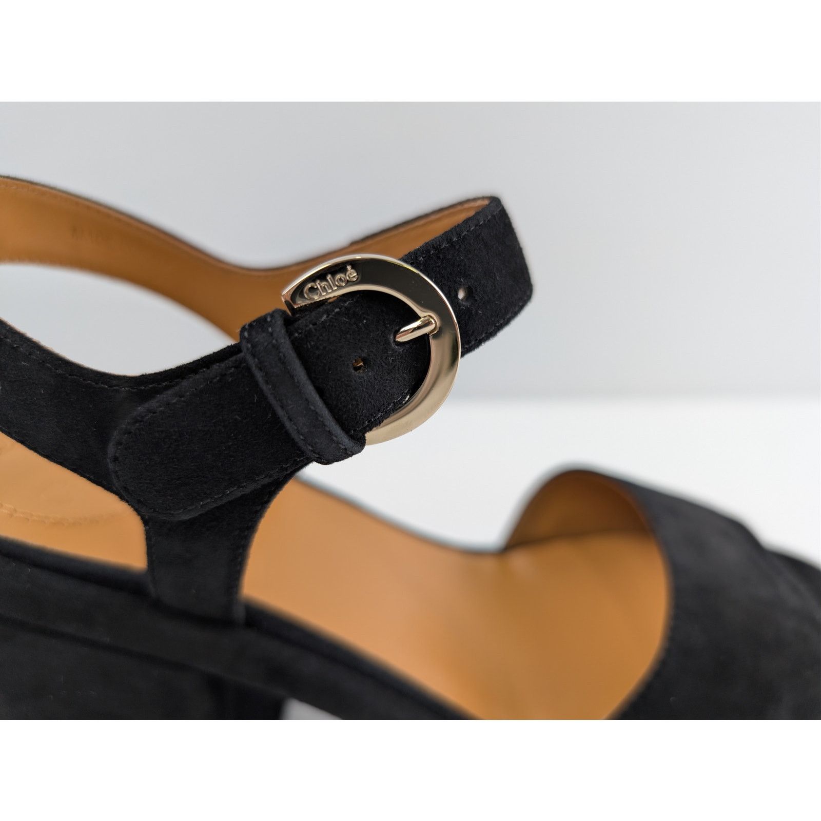 Chloe o1rshd1 Womens Sandal in Black Size US 8 / IT 38 - 5 Thumbnail
