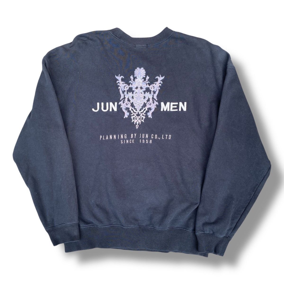 JUN MEN × Japanese Brand × Vintage Vintage Jun Men Sweatshirt Japanese Brand. #F2 Size US L / EU 52-54 / 3 - 1 Thumbnail