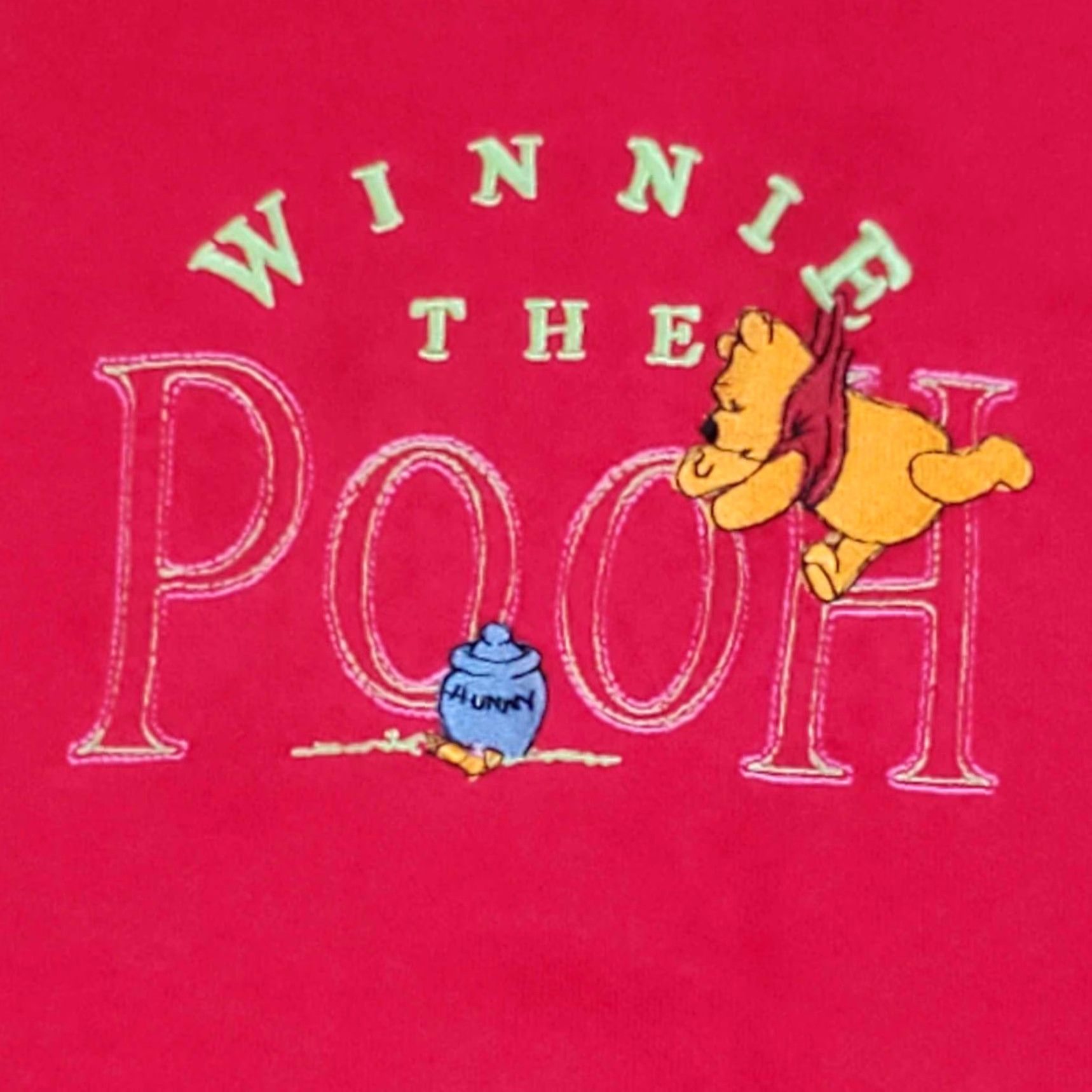 Disney VINTAGE Disney Classic Pooh Pullover Sweatshirt Sweater 2XL Red Disney Mens Womens 2XL United States Clip Sweatshirt Pullover Size XXL / US 16-18 / IT 52-54 - 2 Thumbnail