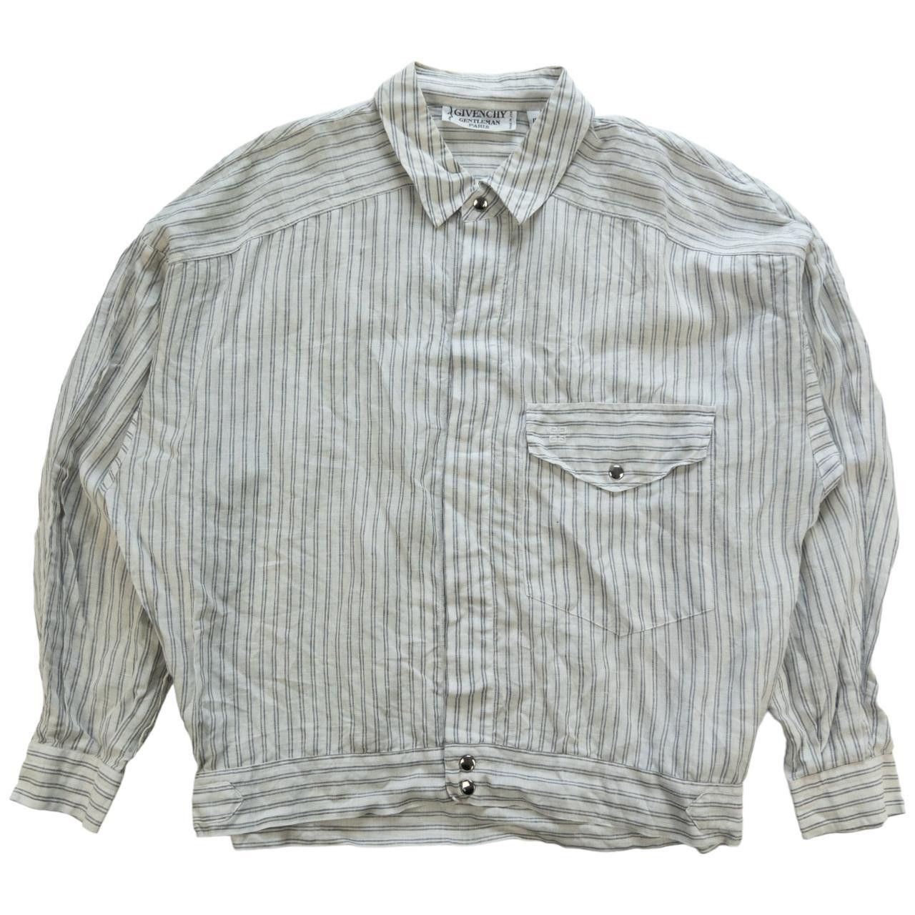 Givenchy Vintage Givenchy Stripe Jacket Size L Size US L / EU 52-54 / 3 - 1 Thumbnail