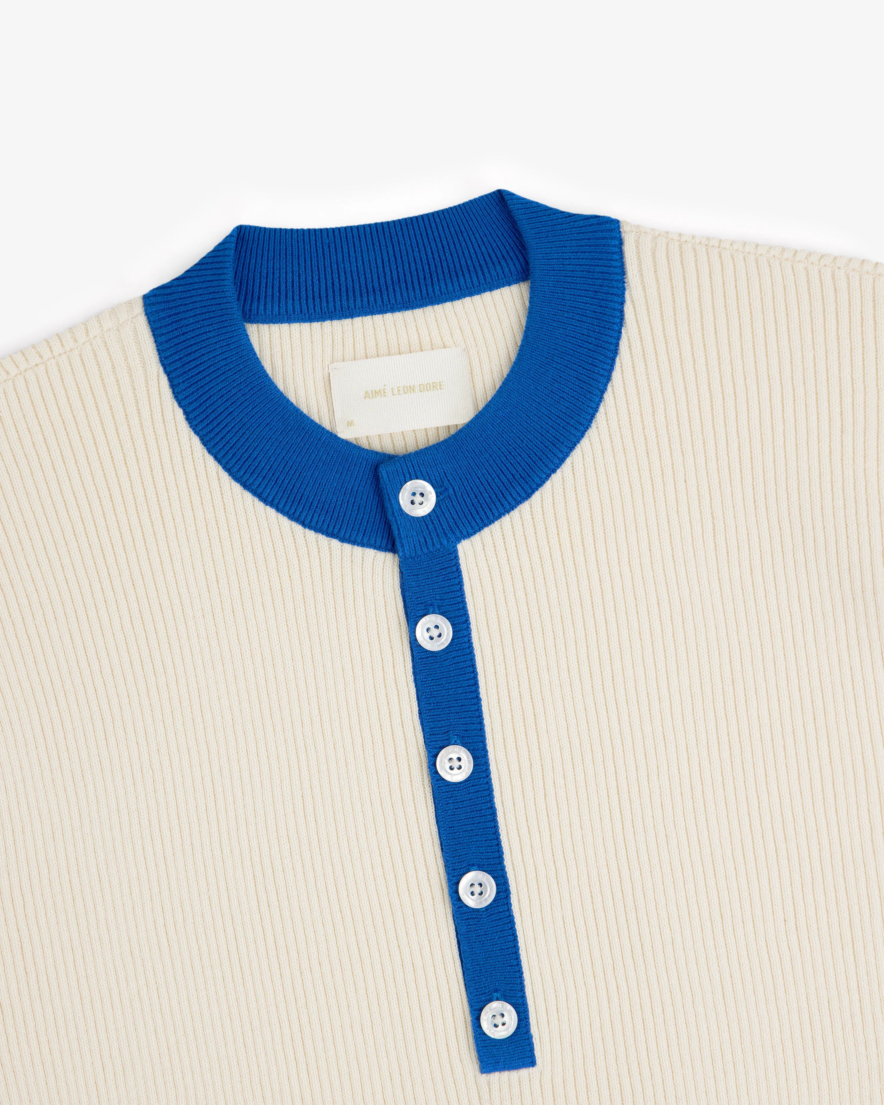 Aime Leon Dore Aime leon dore Sport Knit Henley Gucci Size US L / EU 52-54 / 3 - 3 Thumbnail