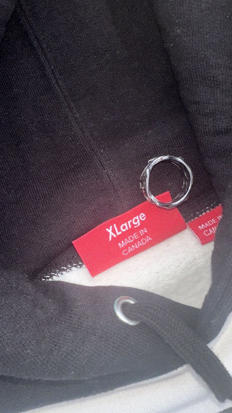 Supreme Supreme Blocked Hooded Sweatshirt FW17 Size US XL / EU 56 / 4 - 9 Thumbnail
