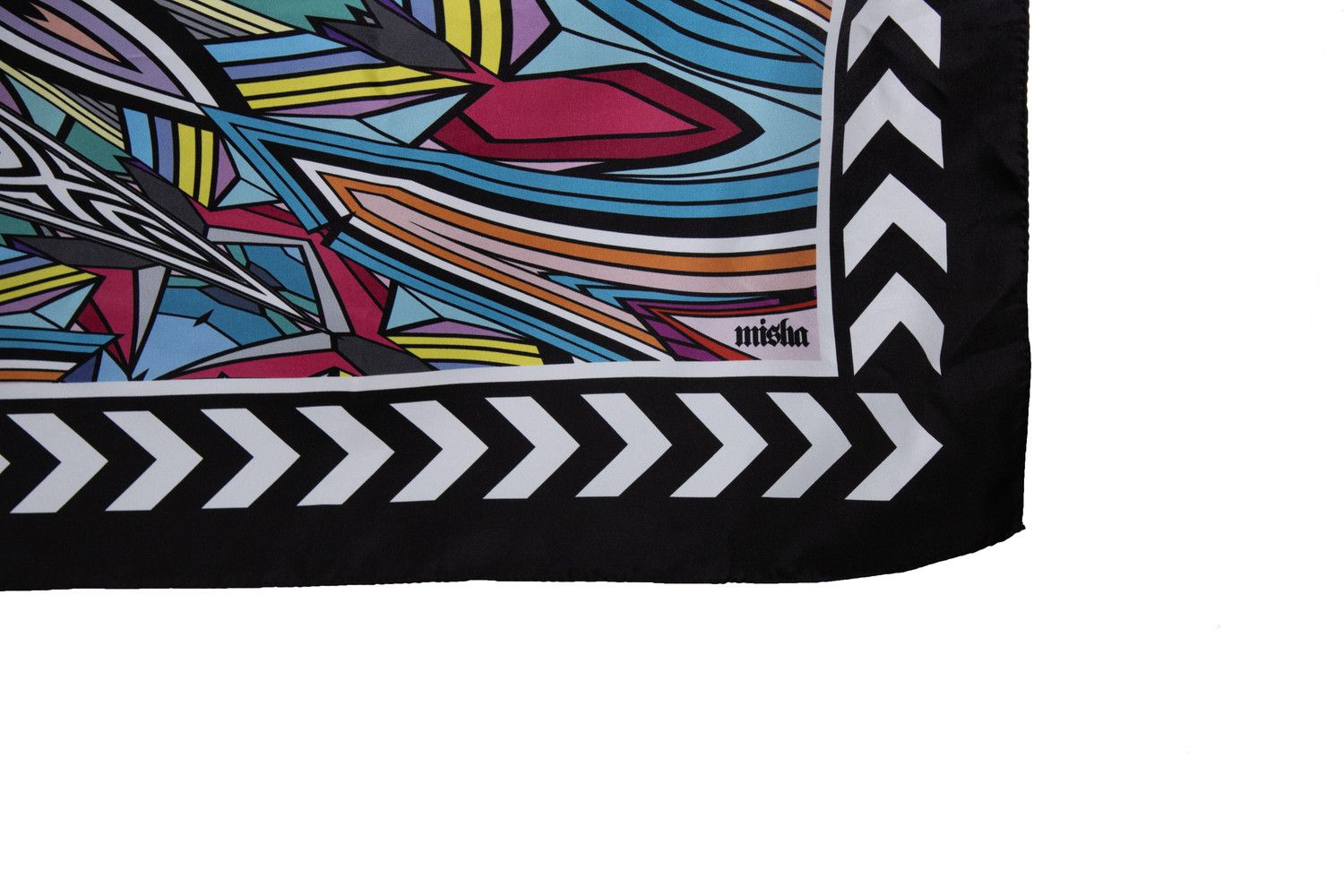 Other Misha, Graphic printed square scarf Size ONE SIZE - 6 Thumbnail