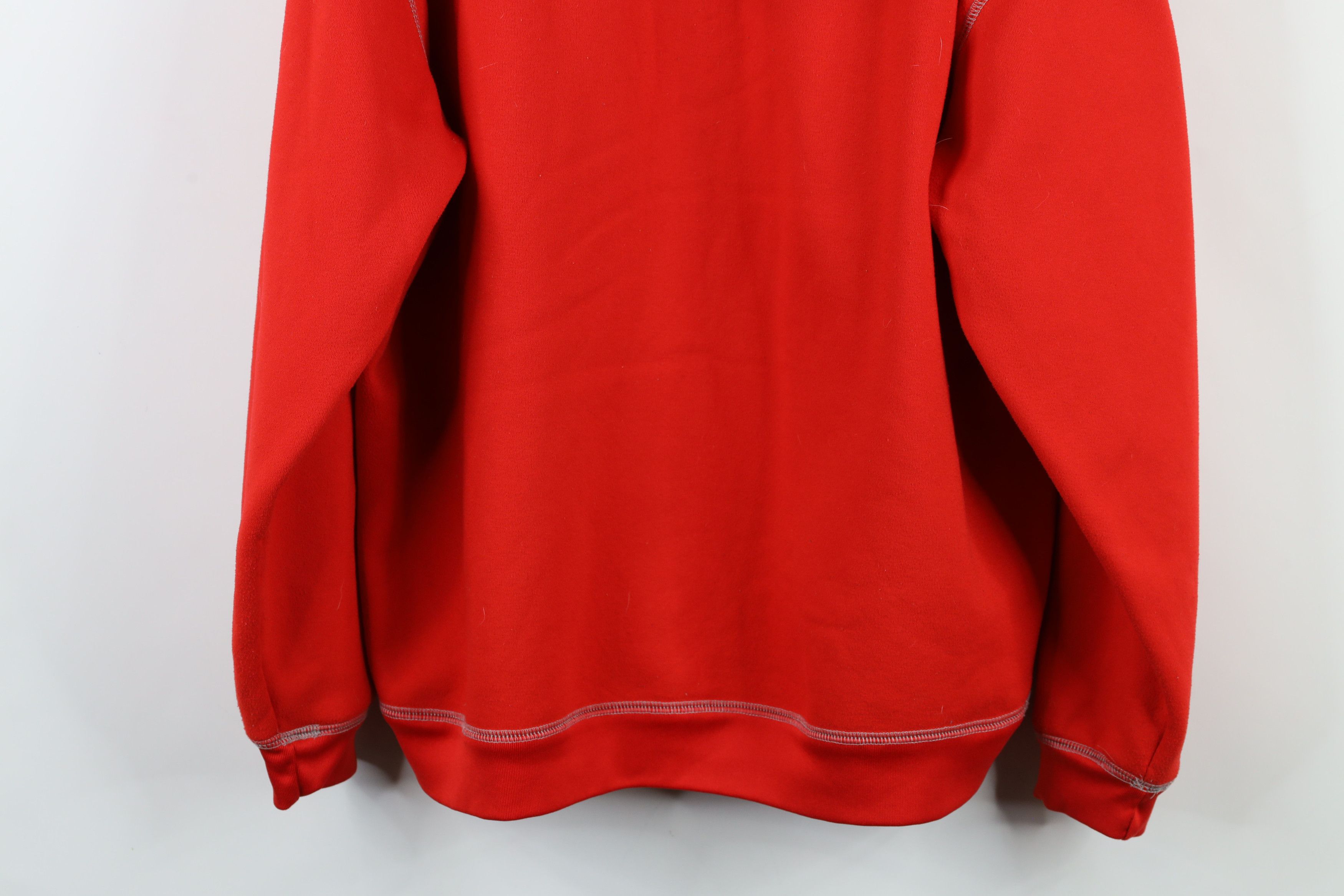Vintage Vintage 90s Ohio State University Hoodie Sweatshirt Red Size US XL / EU 56 / 4 - 14 Thumbnail
