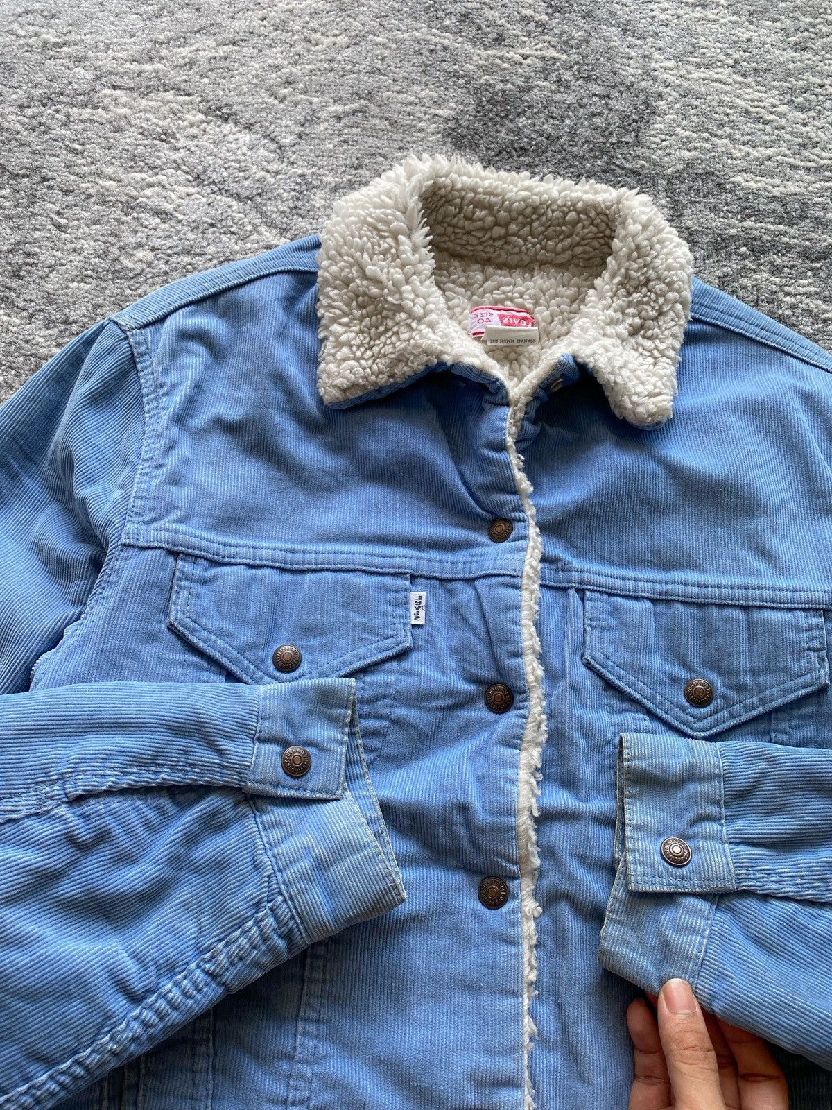 Levi's 80’s Levis Trucker Sherpa Made In USA Size US M / EU 48-50 / 2 - 5 Thumbnail
