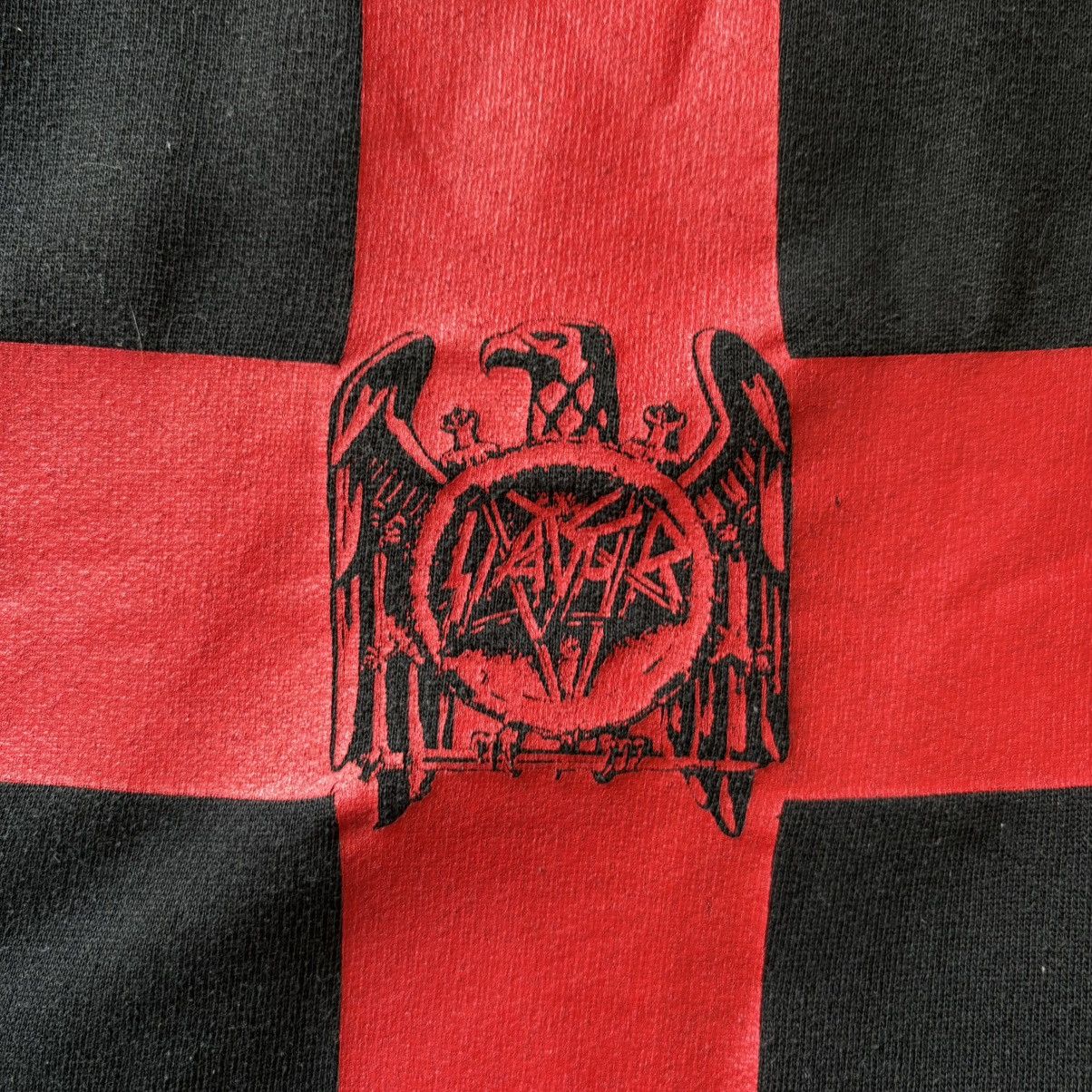 Slayer Slayer 1992 European tour very rare vintage crewneck Size US XL / EU 56 / 4 - 8 Thumbnail
