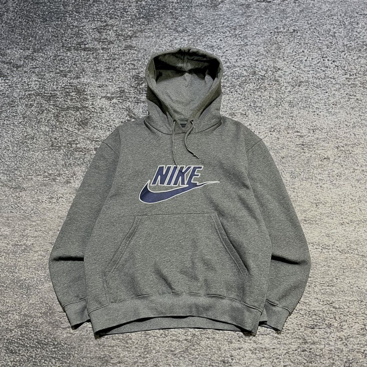 Nike VINTAGE Y2K NIKE SWOOSH GRUNGE SKATER GRAY HOODIE MEDIUM Size US M / EU 48-50 / 2 - 1 Thumbnail