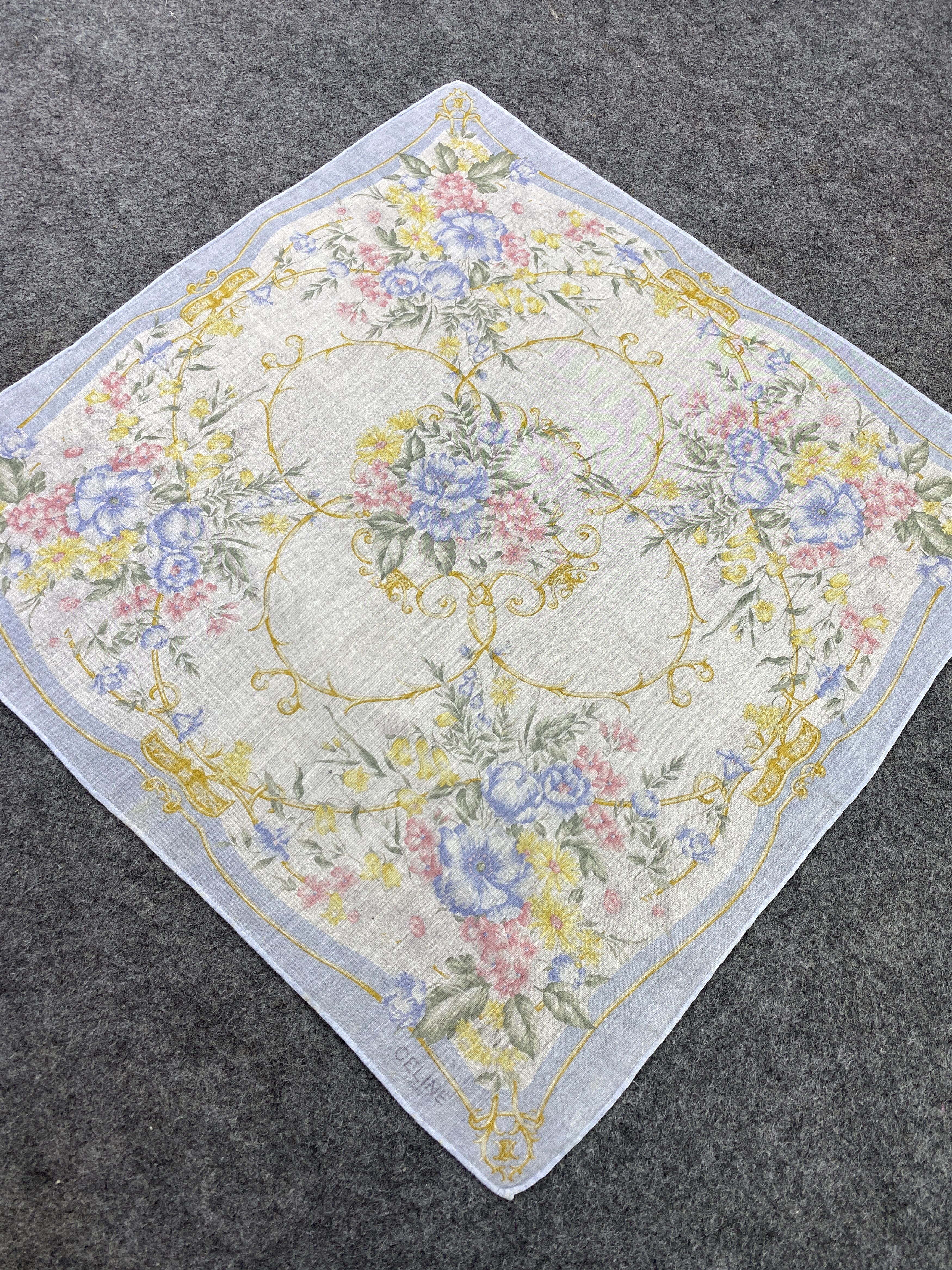 Celine Celine handkerchief bandana neckerchief-B306 Size ONE SIZE - 4 Thumbnail