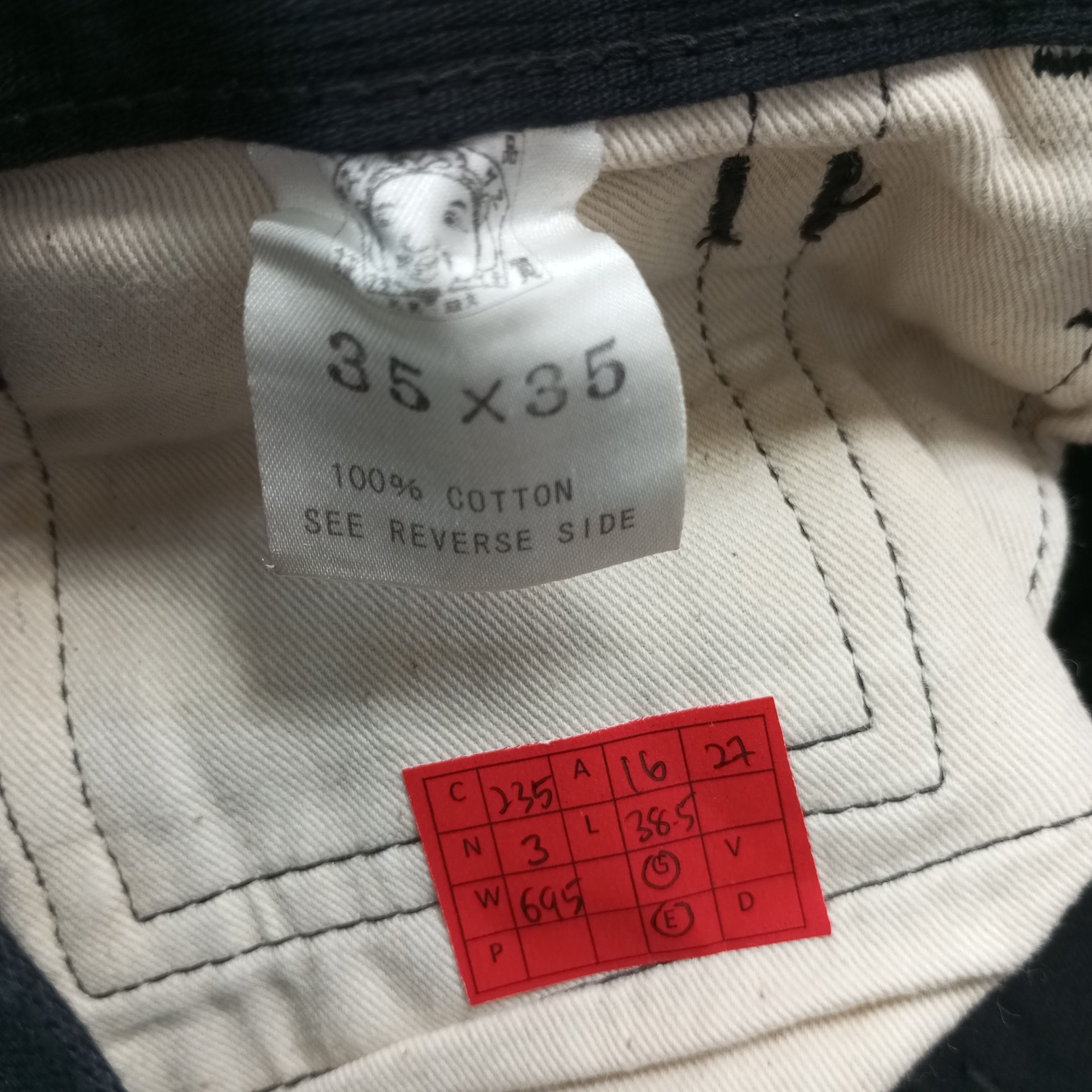 Japanese Brand Evisu Streetwear Custom Daicock Pants c235n3 Size US 32 / EU 48 - 12 Thumbnail