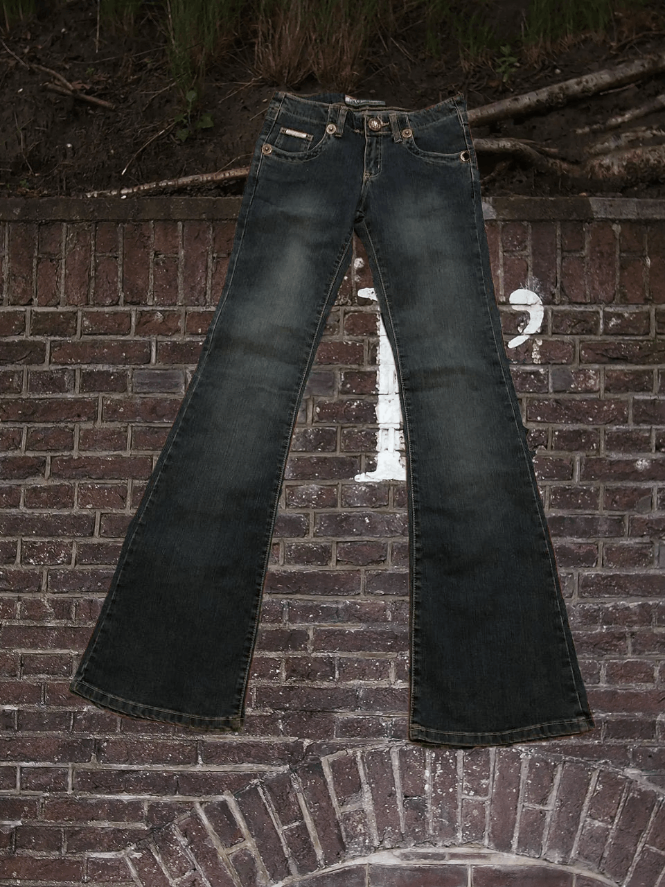 Dolce & Gabbana blue jeans Vintage Y2K Dolce&Gabbana luxury Denim pants Size 29" - 1 Thumbnail