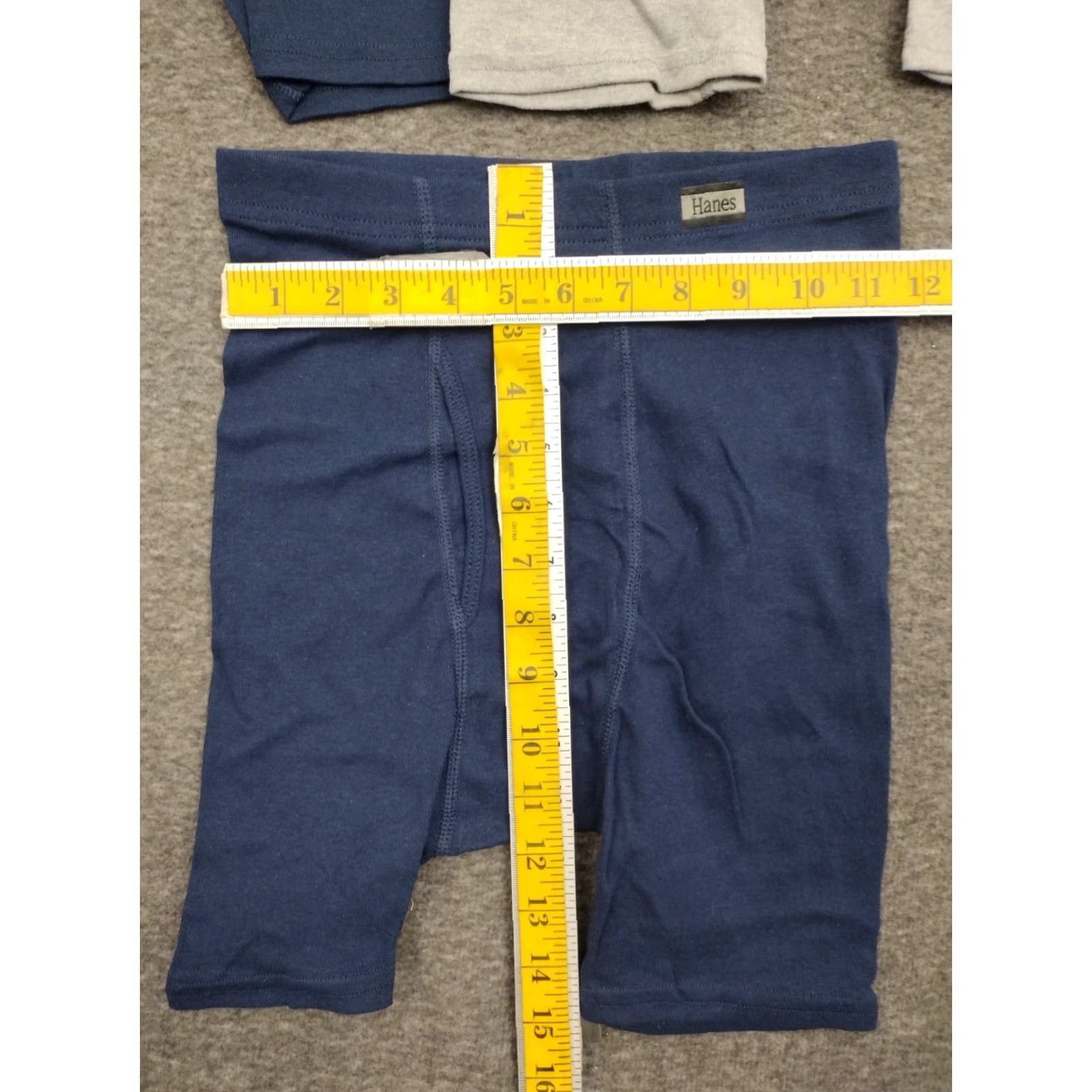Hanes Hanes Mens Underwear 3-Pack Boxer Shorts Solid Blue/Grey Size S Shirt Mens Underwear 3-Pack Boxer Shorts Blue Grey S Tagless Size US 29 - 4 Thumbnail