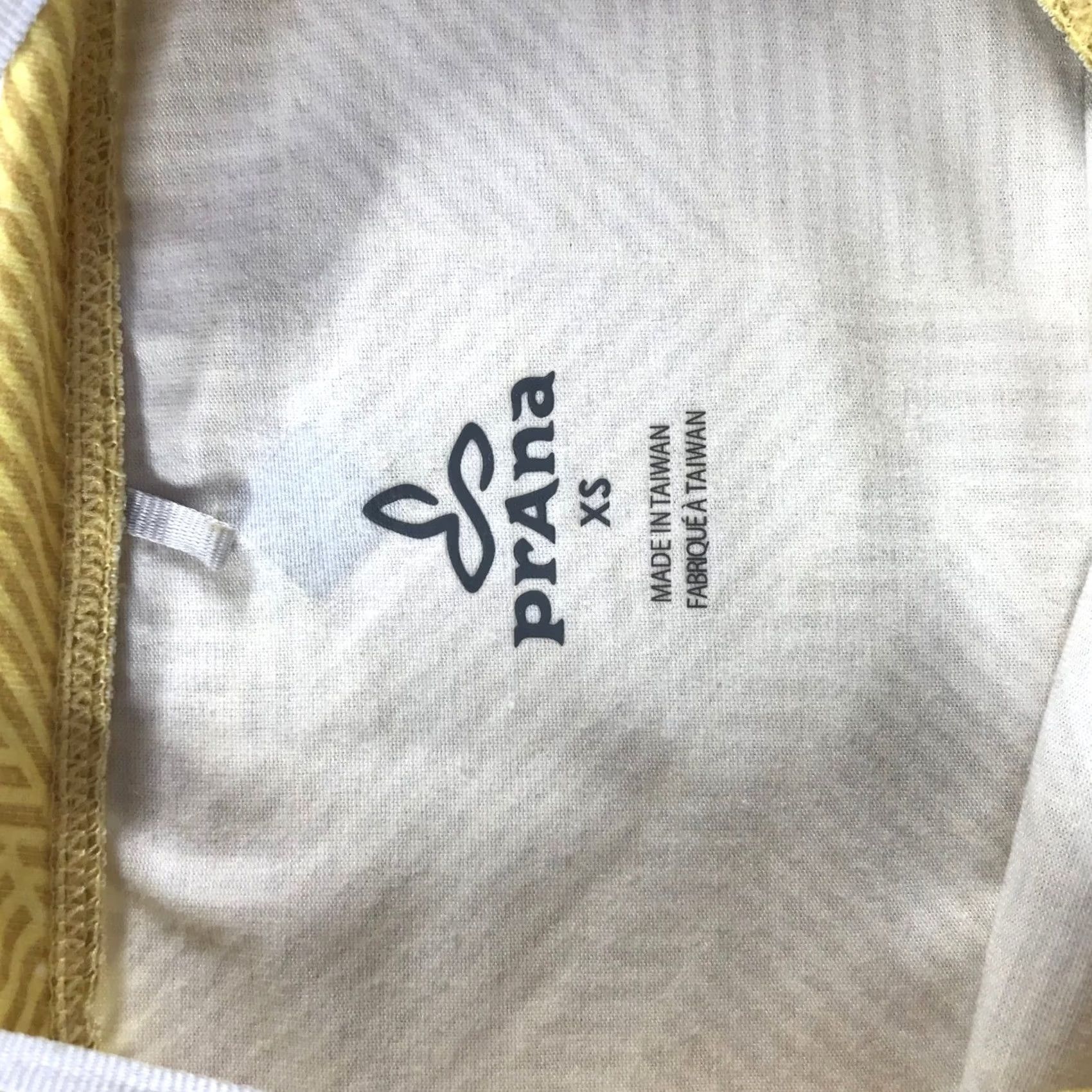 Prana Prana Womens Yellow Geometric Shift Dress Boat Neck XS Size XS / US 0-2 / IT 36-38 - 4 Thumbnail