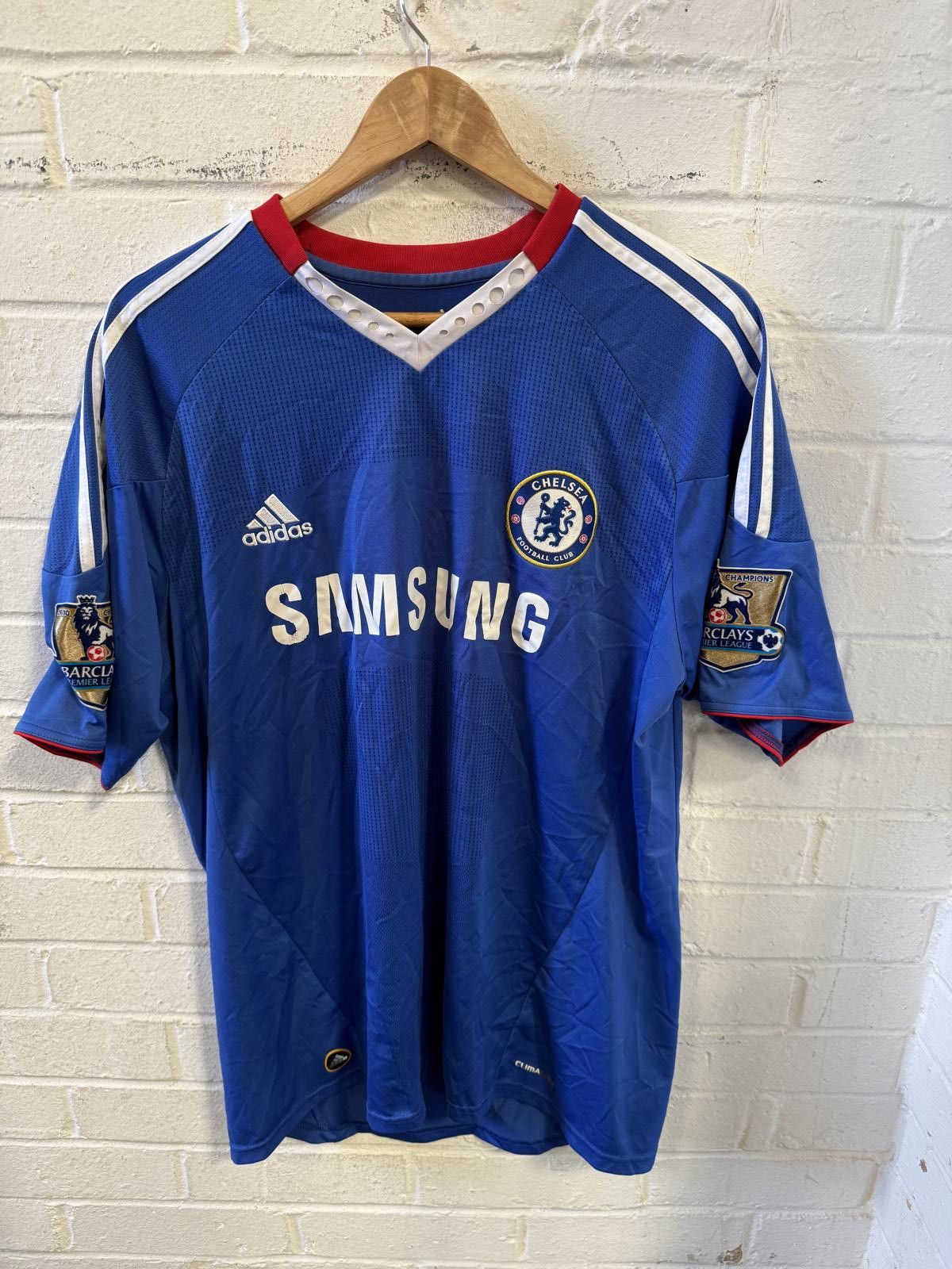 Adidas Chelsea FC Samsung Blue Soccer Jersey #9 Hore Size US L / EU 52-54 / 3 - 1 Thumbnail