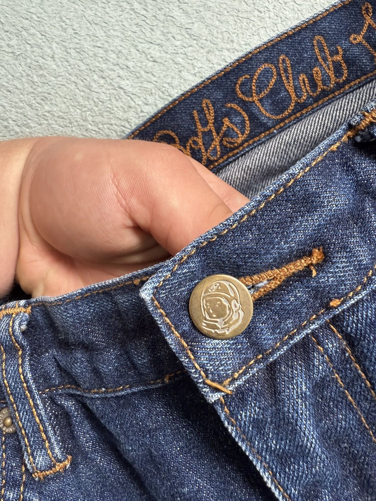 Billionaire Boys Club Billionaire Boys Club Selvedge Straight Navy Denim Jeans Size US 34 / EU 50 - 14 Thumbnail