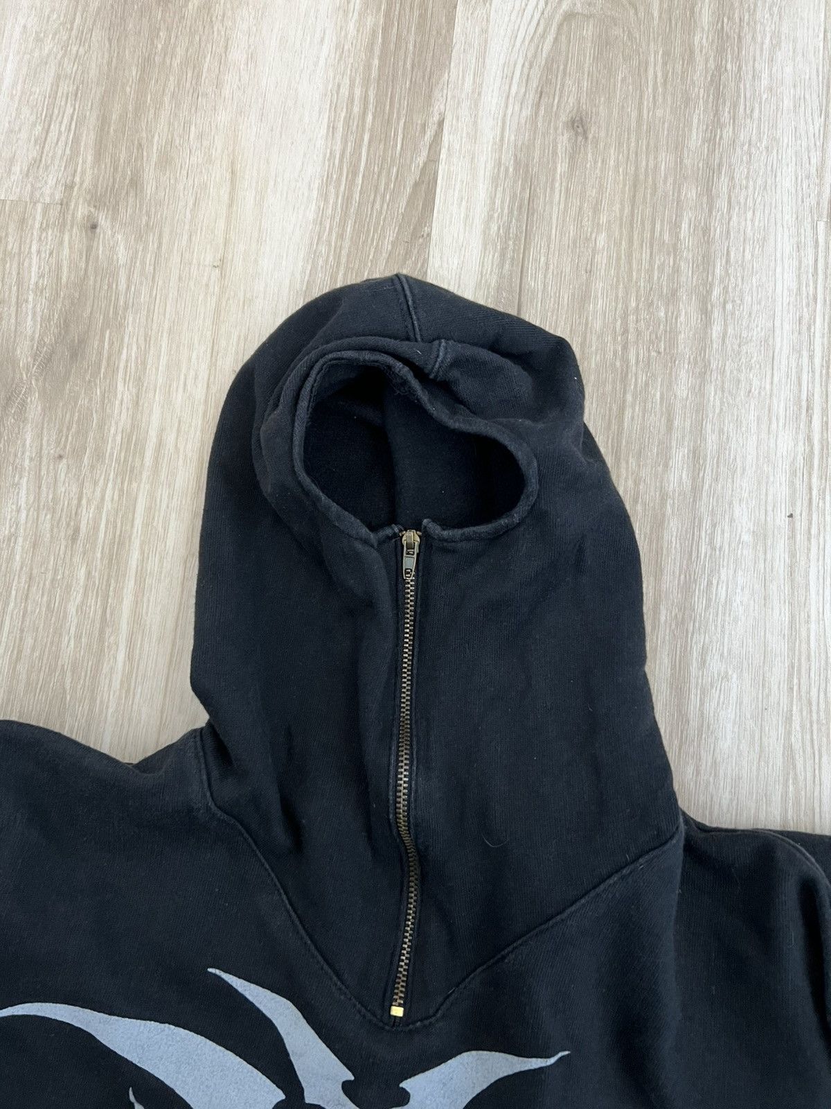 Other Black y2k graffiti masked tribal hoodie Size US M / EU 48-50 / 2 - 4 Thumbnail