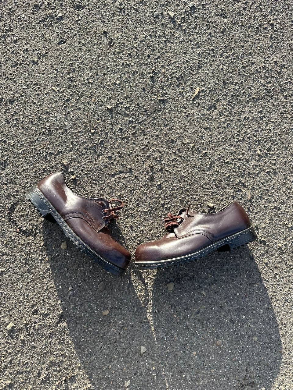 Other Steel Toe Vintage Bergmann Guidi style Leather Loafers Shoes Size US 10 / EU 43 - 4 Thumbnail