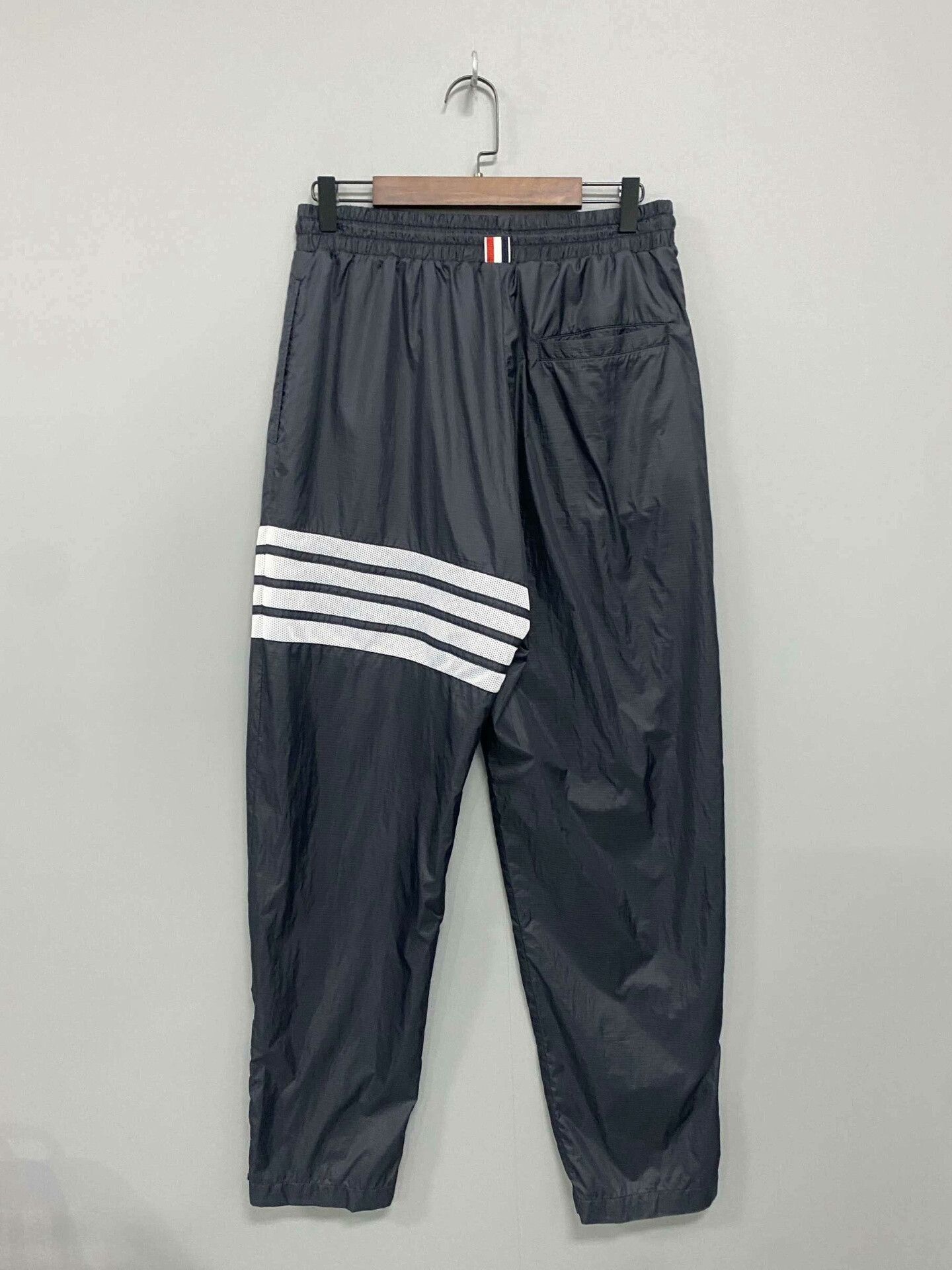 Thom Browne Thom Browne Nylon Striped Brown Casual Pants 28 Men Size US 28 / EU 44 - 1 Thumbnail