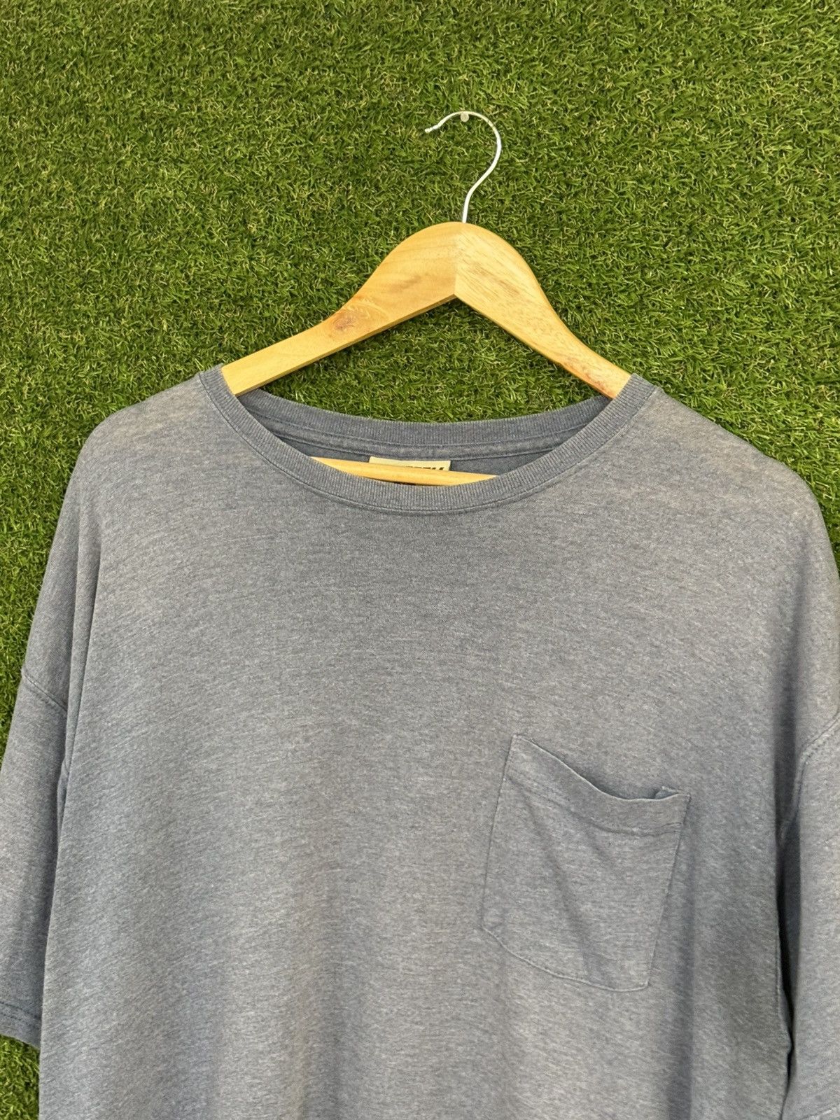 Russell Athletic Vintage Russell Athletic Blue Pocket Heavyweight Tee XL Size US XL / EU 56 / 4 - 2 Thumbnail