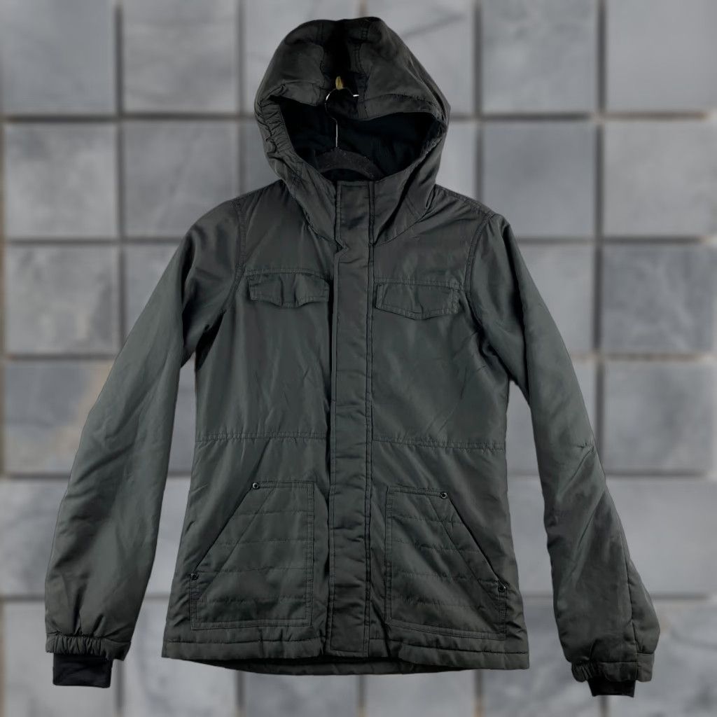 Billabong Billabong Jacket Mens Small S Hooded Full Zip Fleece Lined Button Pockets Black Size US S / EU 44-46 / 1 - 1 Thumbnail