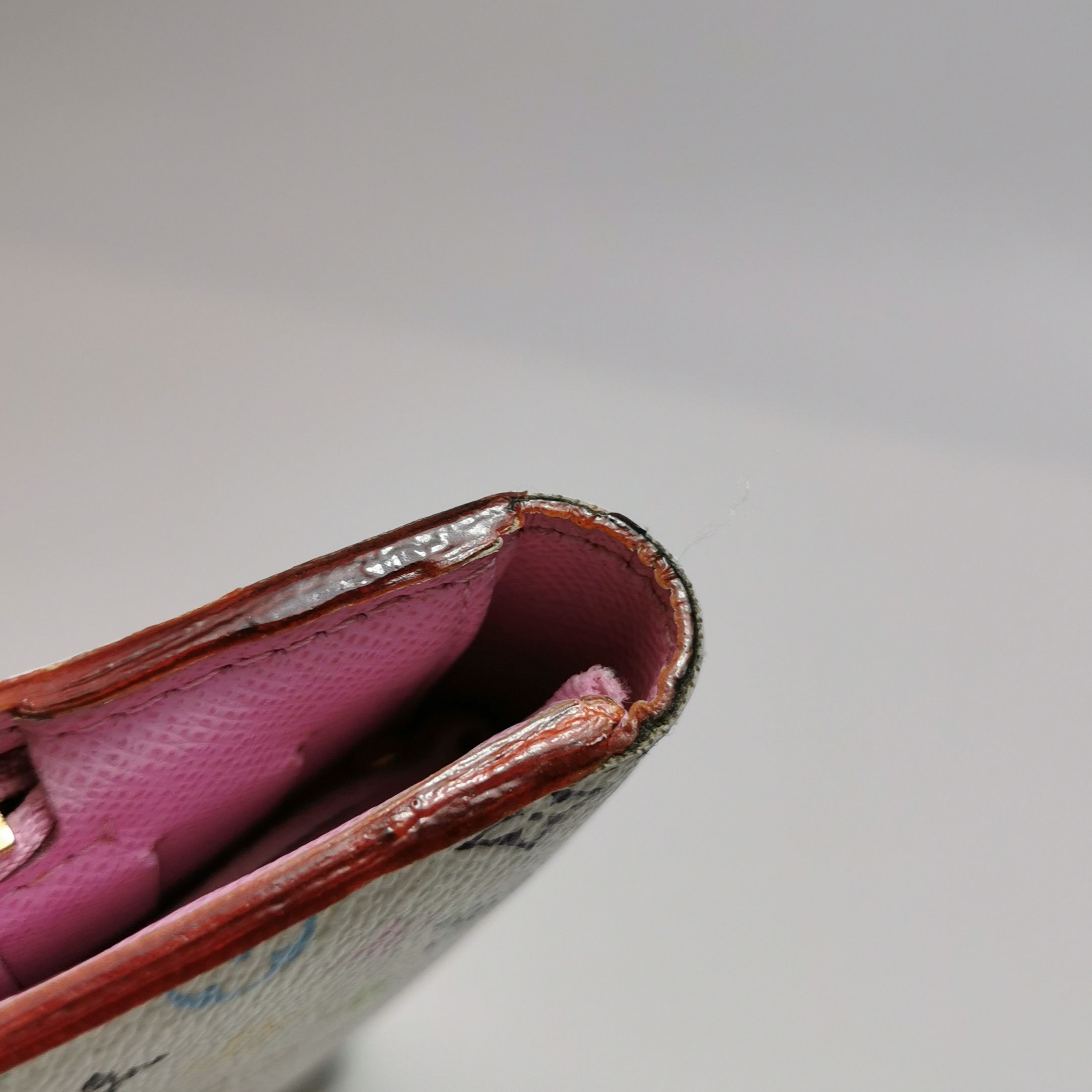 Louis Vuitton Louis Vuitton (LV) Insolite White Tricolor Zipper Clutch -y Size ONE SIZE - 7 Thumbnail